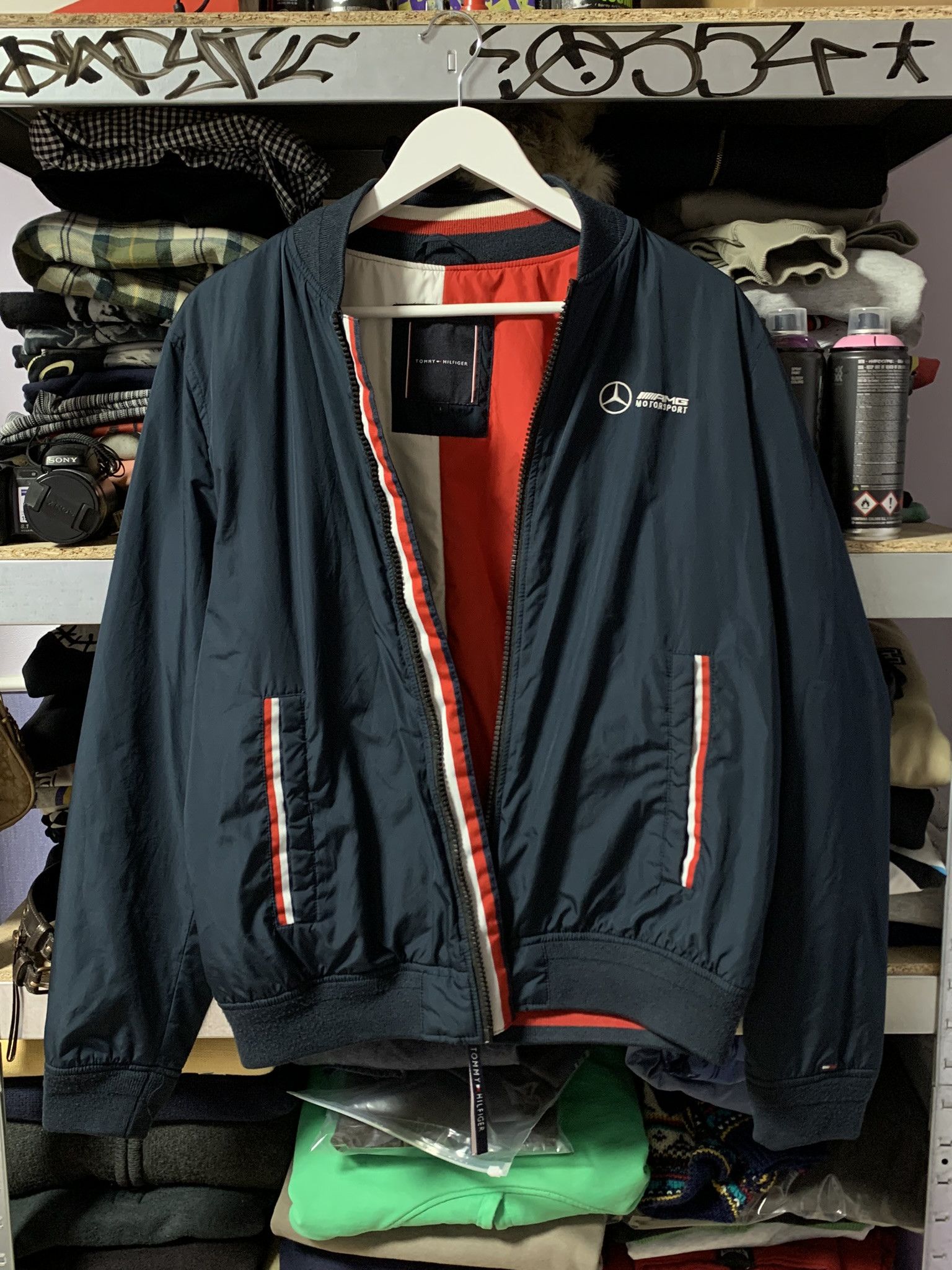 Tommy Hilfiger Tommy Hilfiger x Mercedes AMG Motorsport F1 Bomber Jacket L Size US L / EU 52-54 / 3 - 5 Thumbnail