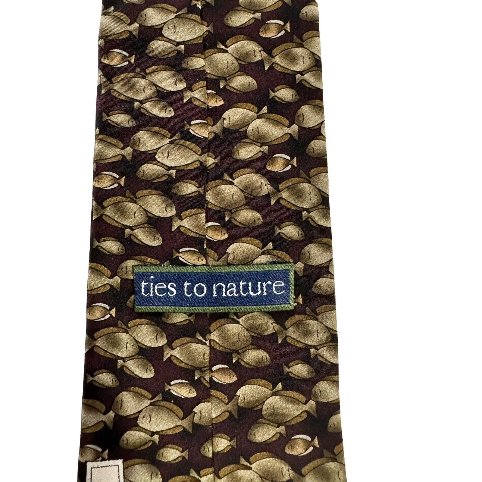 Other Ties To Nature Fish Vintage Novelty 100% Silk Necktie Size ONE SIZE - 4 Thumbnail