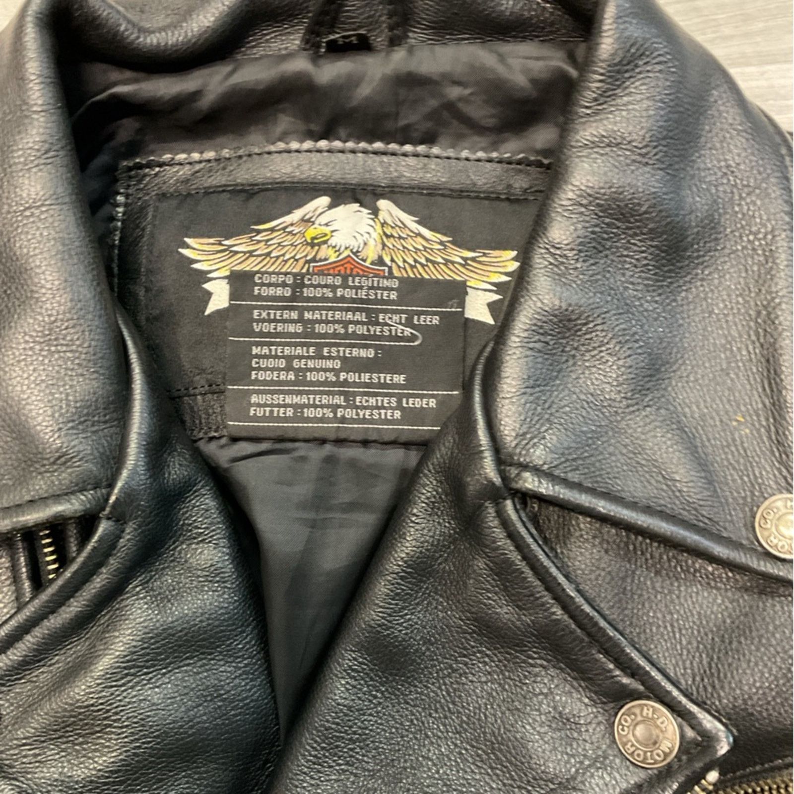 Harley Davidson Harley Davidson ‘Blazing Bones’ Leather Jacket Size US M / EU 48-50 / 2 - 3 Thumbnail