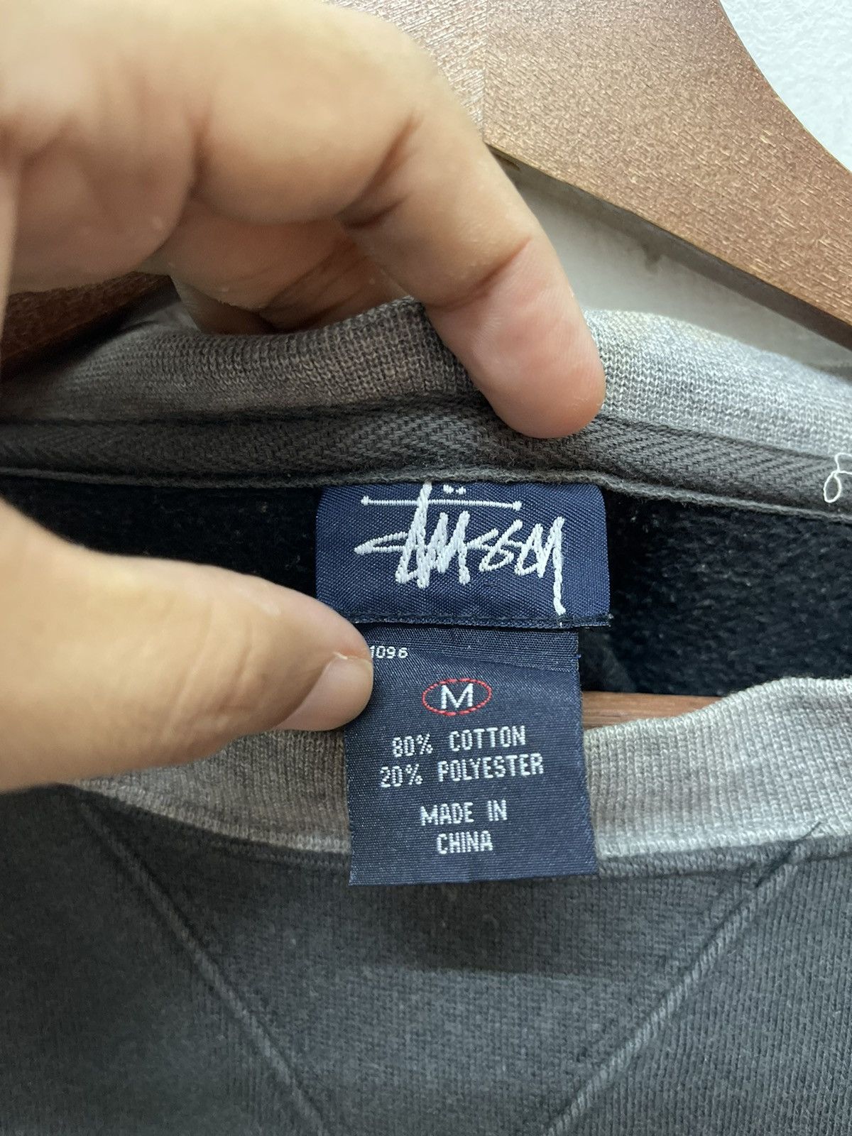 Stussy × Vintage VINTAGE STUSSY STREETWEAR 90’s CREWNECK Size US M / EU 48-50 / 2 - 3 Thumbnail