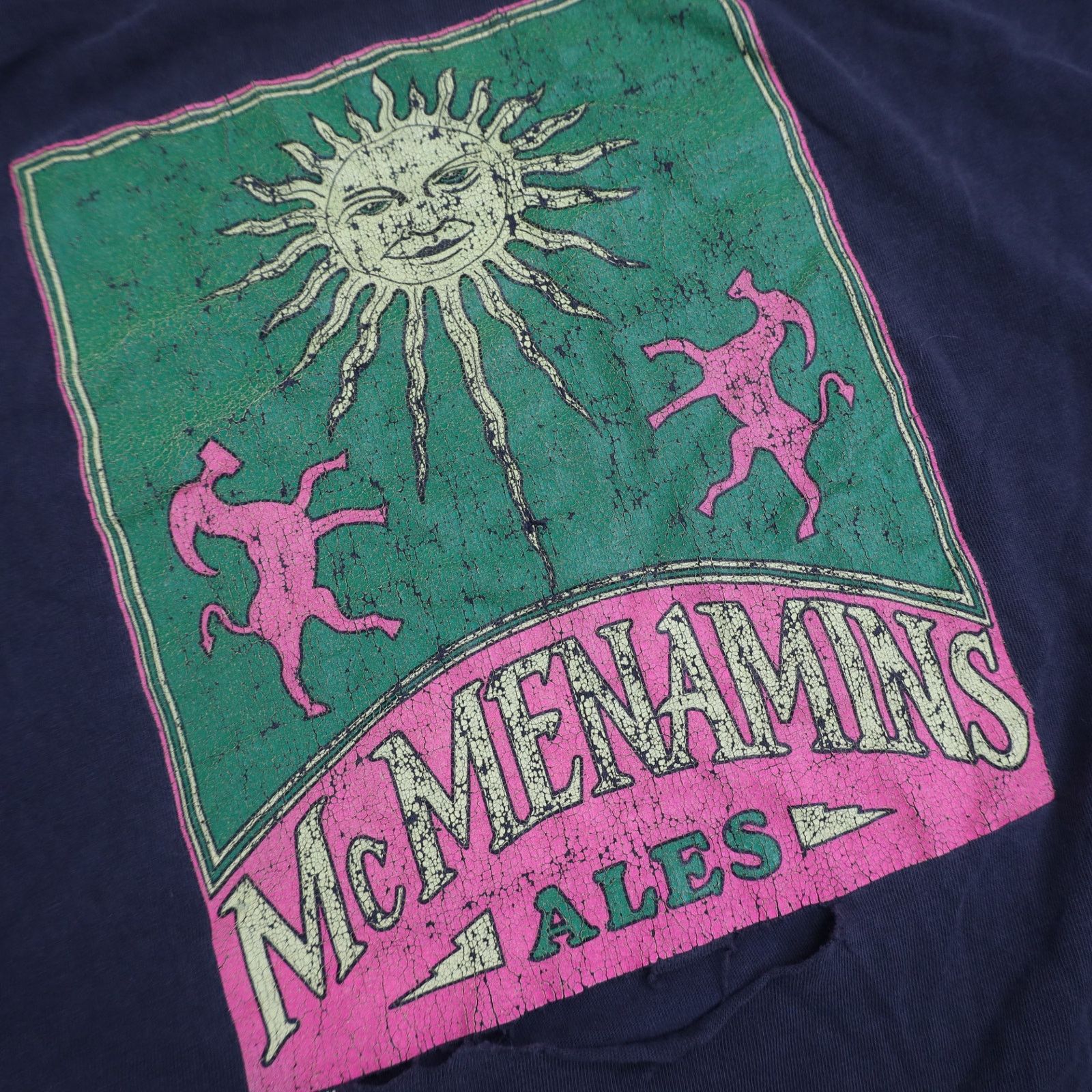 Vintage Vintage Distressed McMenamins Ales Graphic T Shirt Size US XL / EU 56 / 4 - 5 Thumbnail
