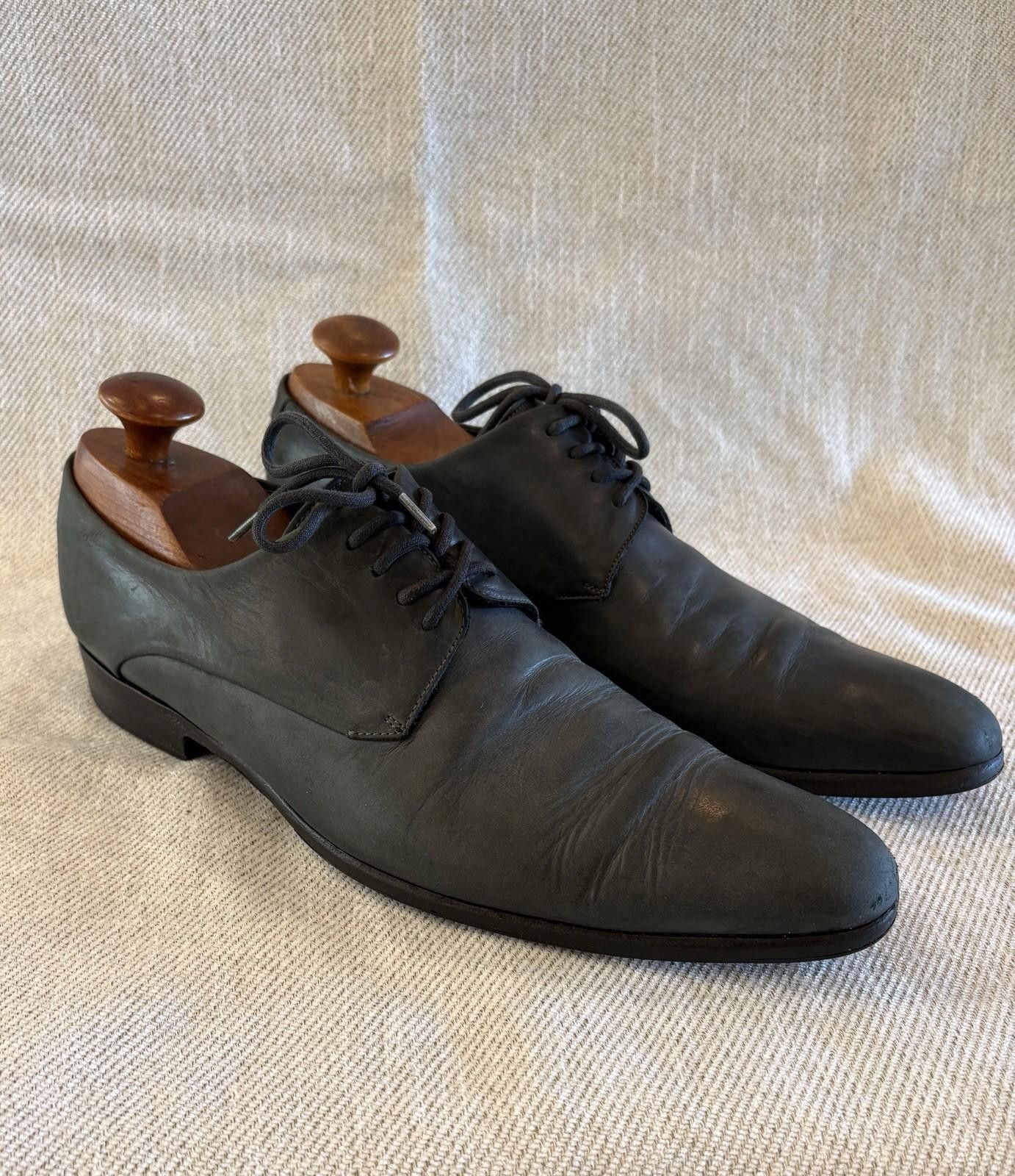 Dolce & Gabbana VTG Dolce & Gabbana Gray Derby Dress Shoes Italy Mens 8.5 Size US 8.5 / EU 41-42 - 3 Thumbnail