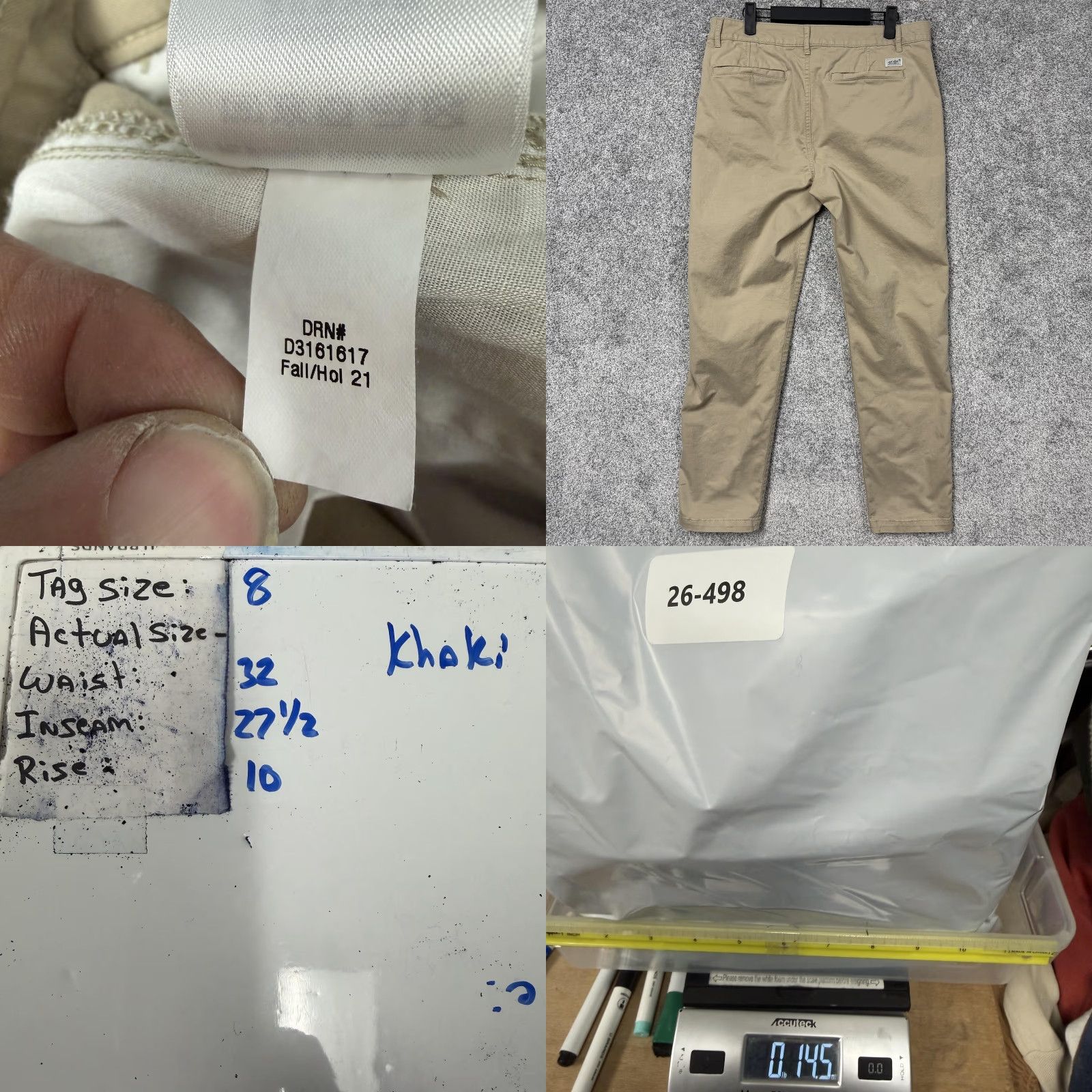 Eddie Bauer Eddie Bauer Pants Womens 8 Khaki Beige Chino Straight Leg Stretch Casual Twill Size 30" / US 8 / IT 44 - 9 Thumbnail