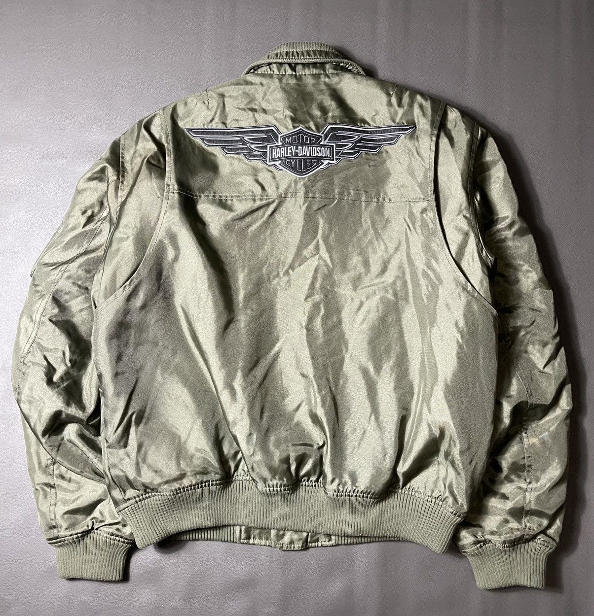 Harley Davidson Harley Davidson Bomber Jacket Size US XXL / EU 58 / 5 - 7 Thumbnail