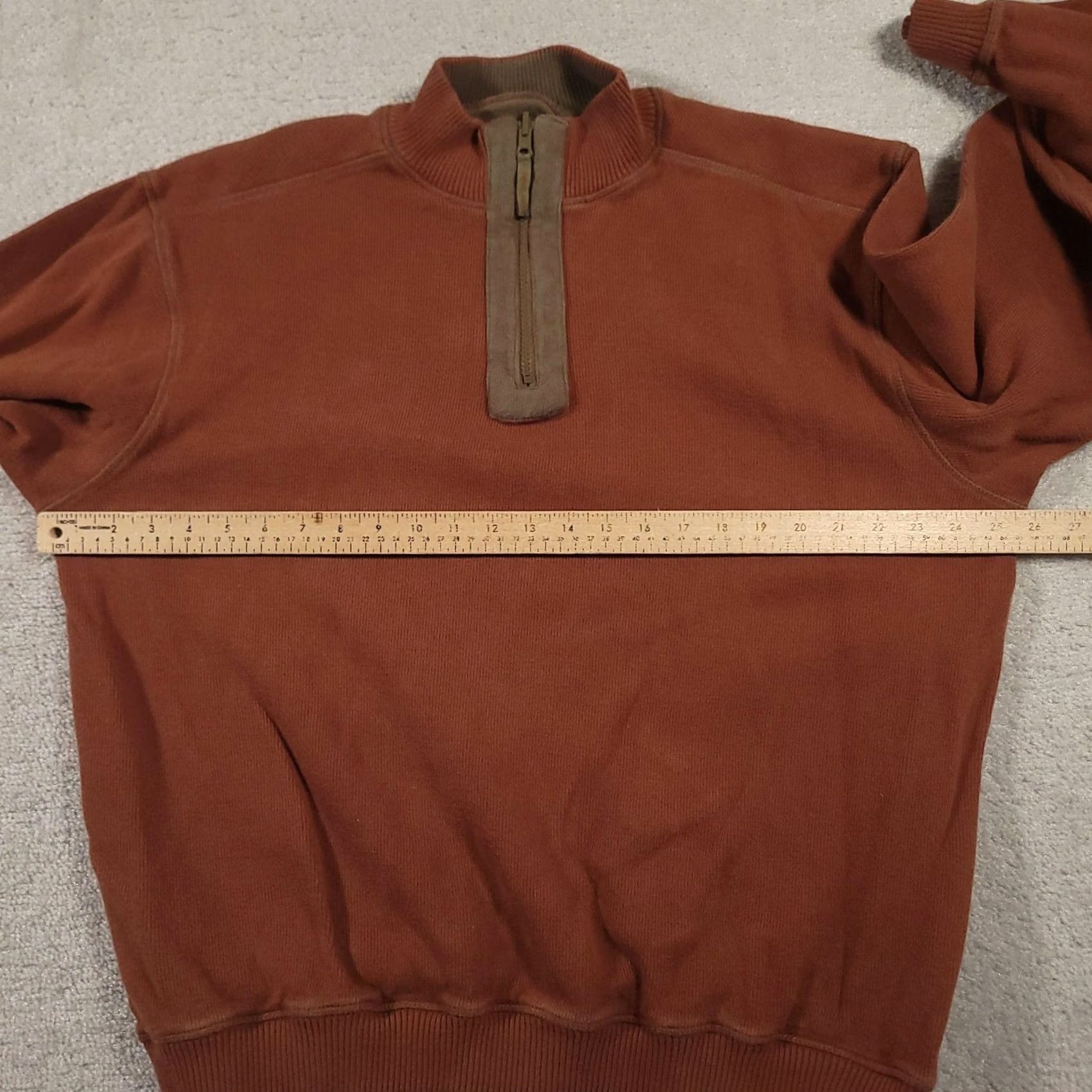 Vintage VINTAGE Legendary Whitetails Quarter Zip Sweatshirt Mens XL Brown Mock Neck Size US XL / EU 56 / 4 - 4 Thumbnail