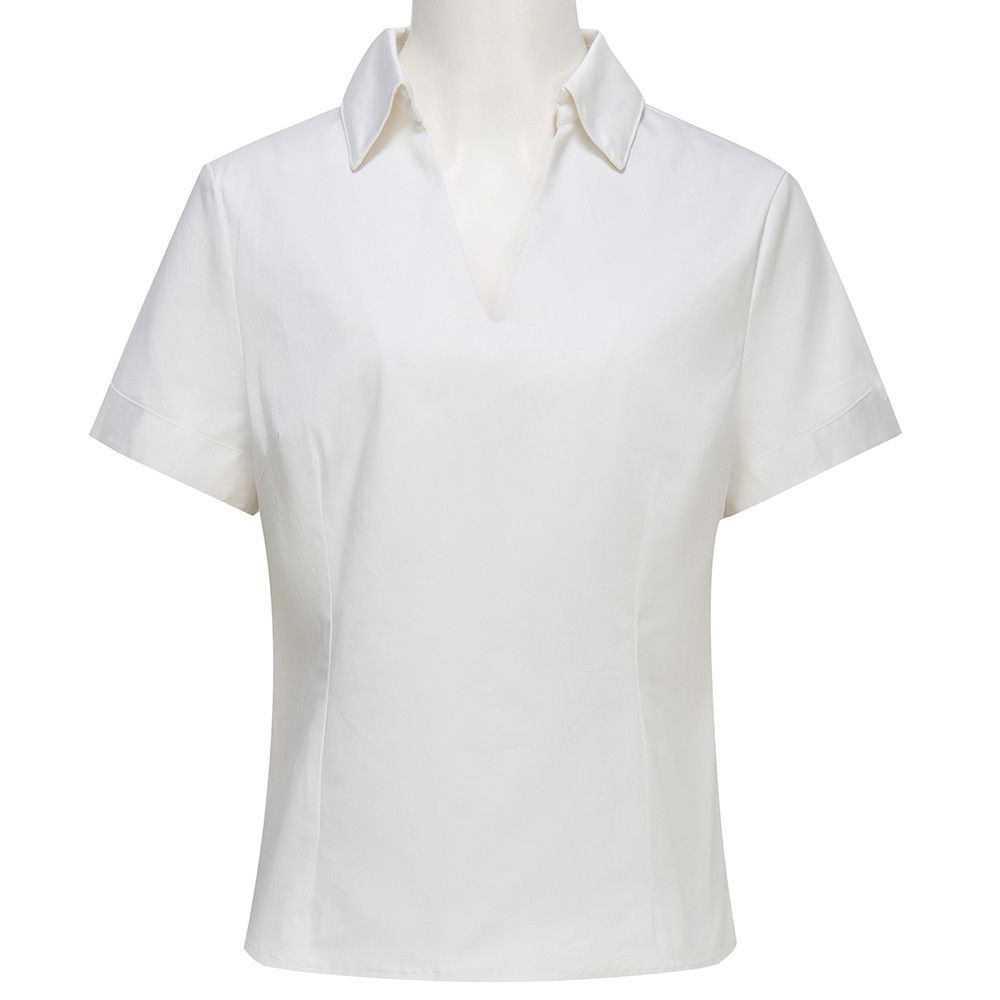 Other Basic V Neck Shirt Simple Professional Wear Size S / US 4 / IT 40 - 1 Thumbnail