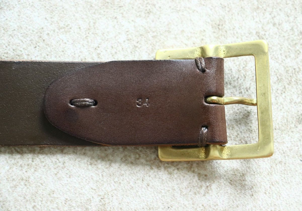 Visvim Visvim 23ss Plain Belt 40mm ，W34 Dk.brown Size ONE SIZE - 8 Thumbnail