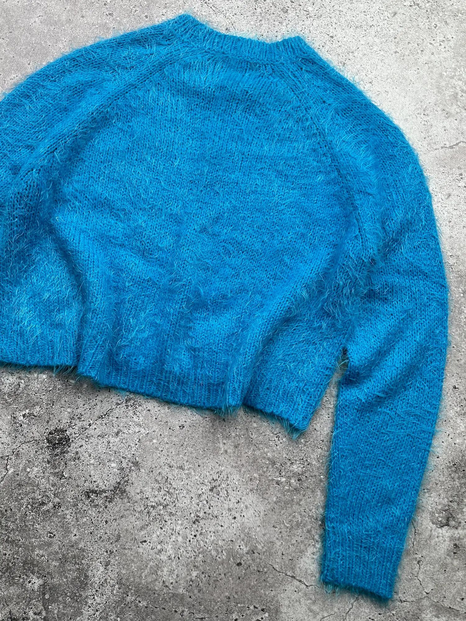 Japanese Brand Vintage Cropped Mohair Sweater C166(V228) Size M / US 6-8 / IT 42-44 - 6 Thumbnail
