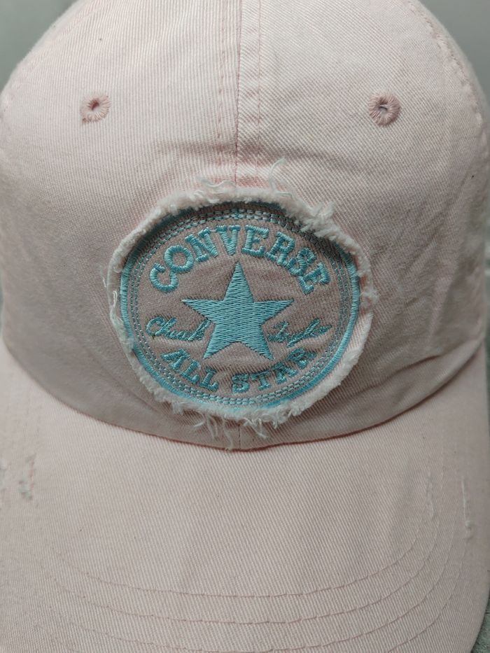 Converse Vintage Converse Distressed Style Cap Hat Size ONE SIZE - 3 Thumbnail