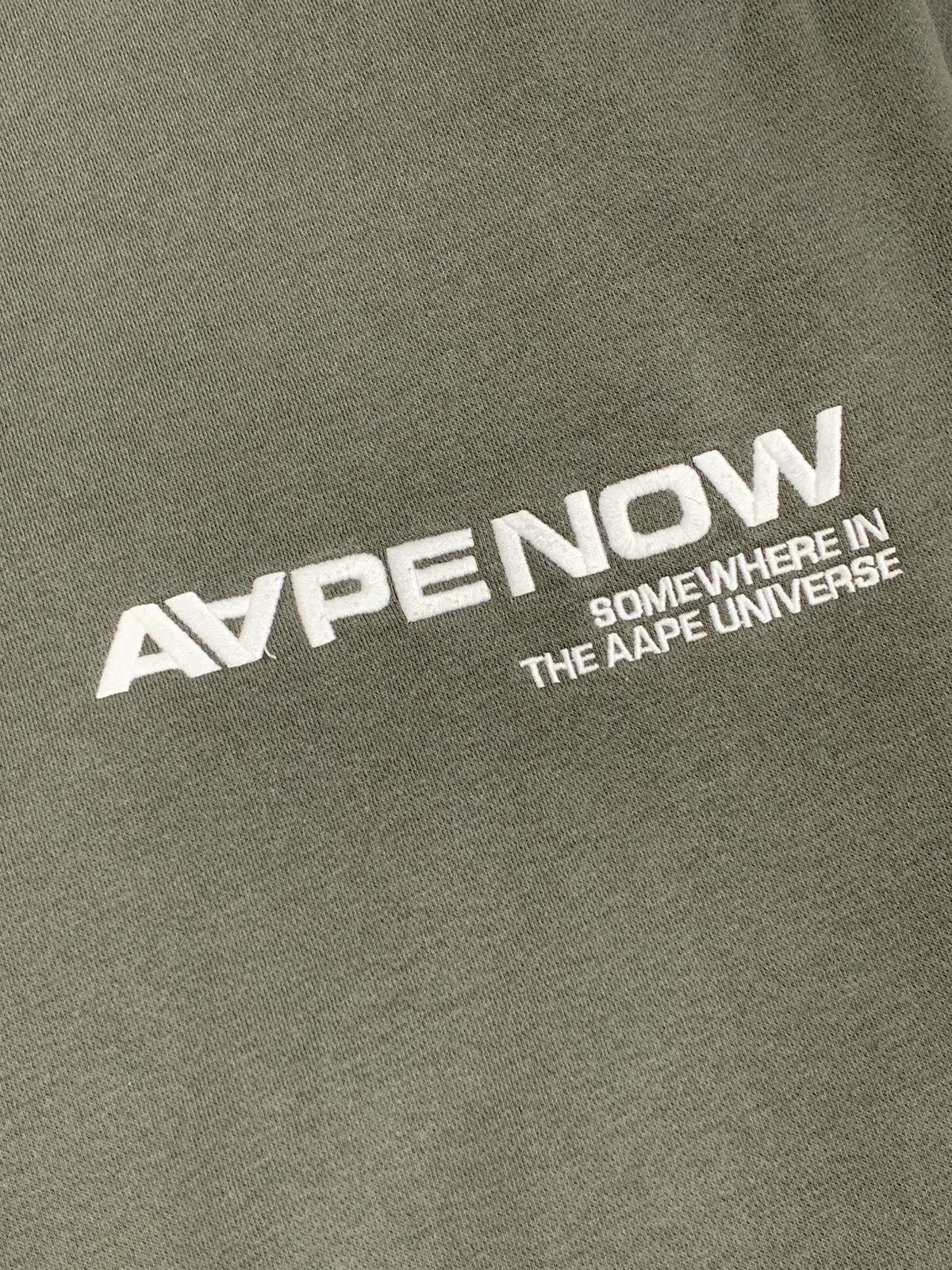 Aape AAPE By A Bathing Ape "AAPE NOW" Universe Sweatshirt - Green Size US M / EU 48-50 / 2 - 11 Thumbnail