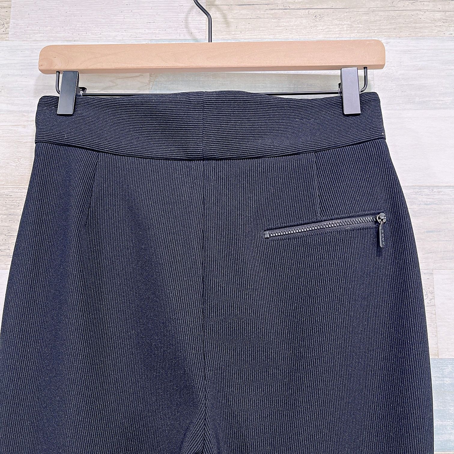 DKNY DKNY Vintage 90s Ribbed Knit Skinny Pants Black Womens Small Size 26" / US 2 / IT 38 - 5 Thumbnail