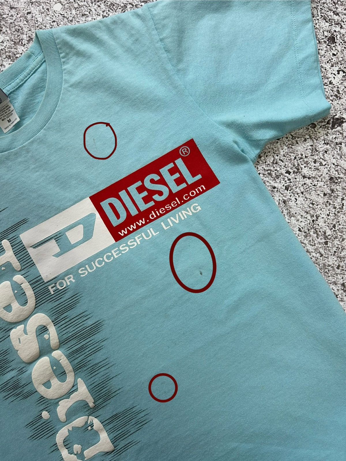 Diesel × Japanese Brand Vintage 90s Diesel Big logo t-shirt retro rare Y2K Size US XS / EU 42 / 0 - 13 Thumbnail