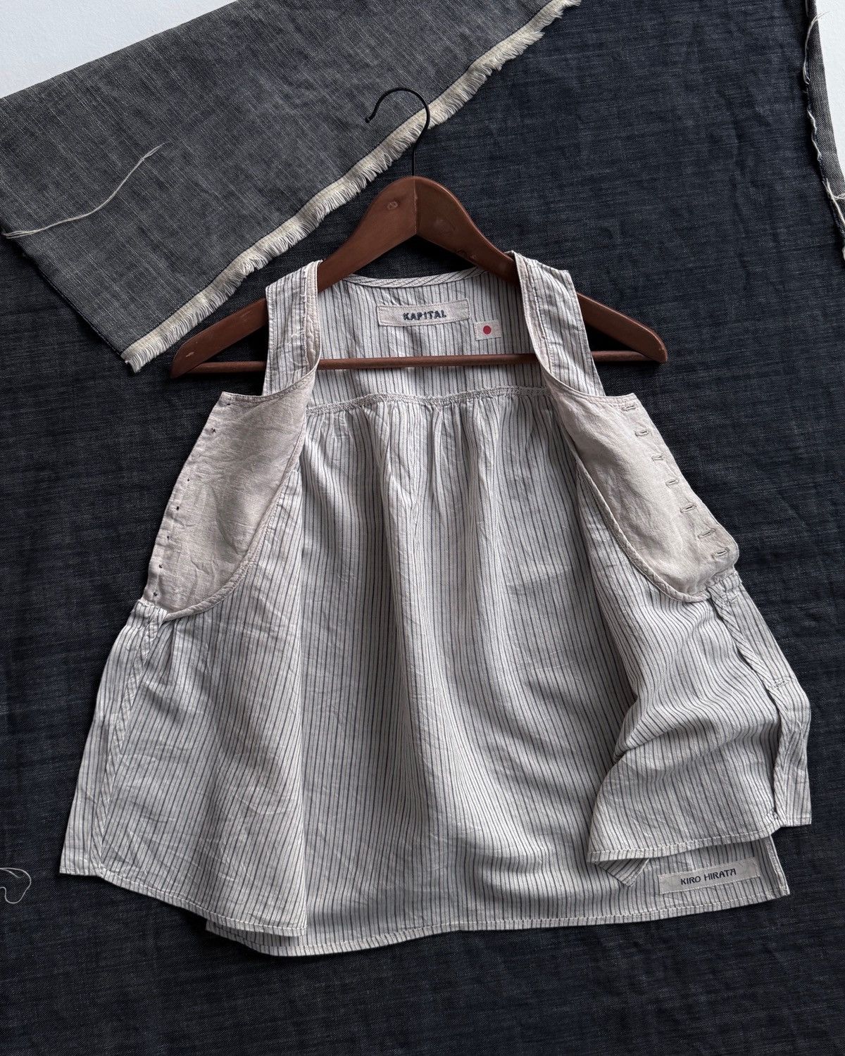 Kapital VINTAGE KAPITAL SLEEVELESS SHIRT🇯🇵 Size XS / US 0-2 / IT 36-38 - 8 Thumbnail