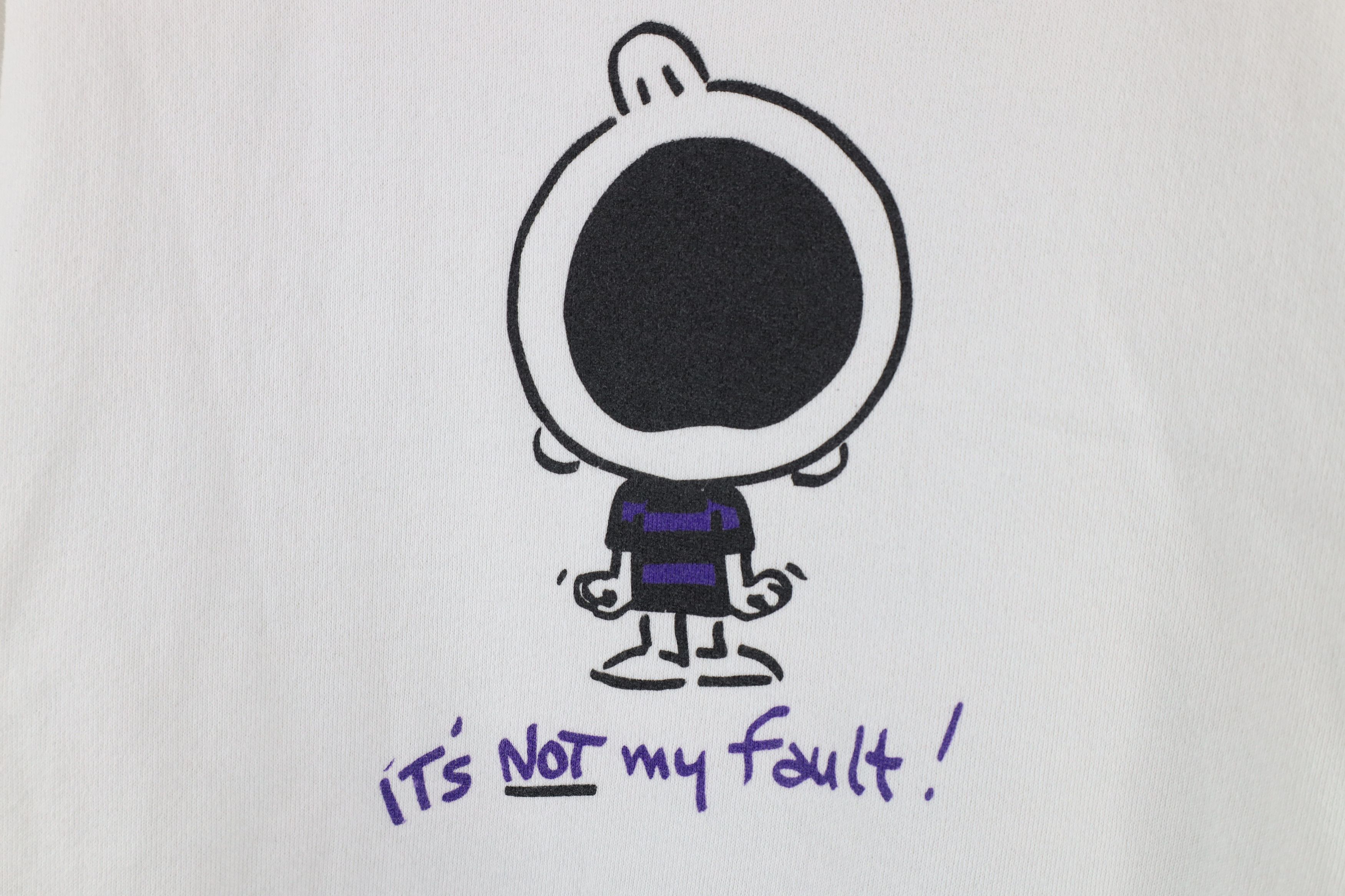Vintage Vintage 90s Streetwear Dude It's Not My Fault Sweatshirt USA Size US L / EU 52-54 / 3 - 4 Thumbnail