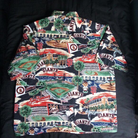 Reyn Spooner Vintage Reyn Spooner San Francisco Giants Hawaiian Shirt Size US XL / EU 56 / 4 - 5 Thumbnail