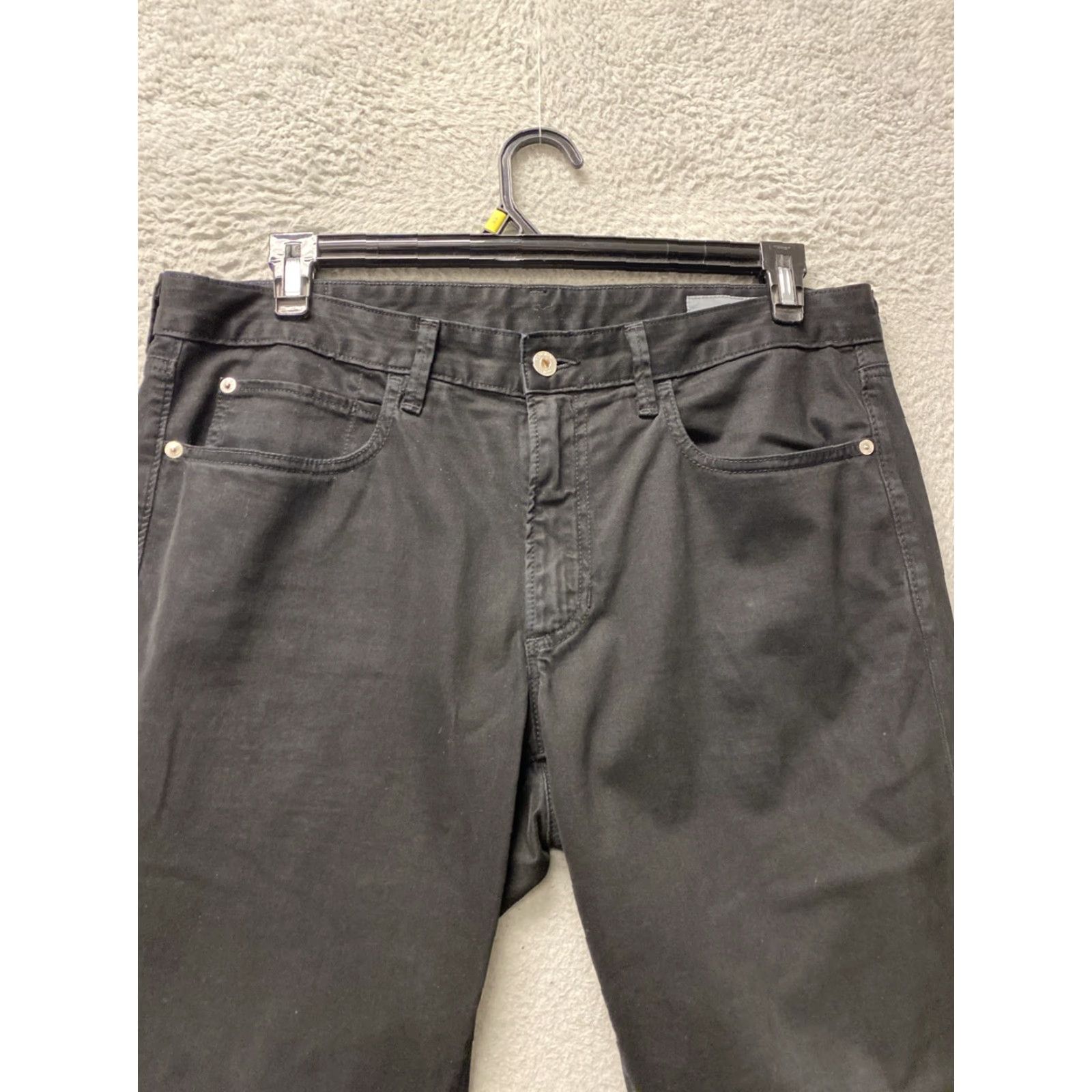 Bonobos Bonobos Men's Slim Fit Jeans Denim Blue 35 x 30/163-33 Cotton Blend Elastane Stretch 5-Pocket Button Closure Straight Vintage No Size US 35 - 2 Thumbnail