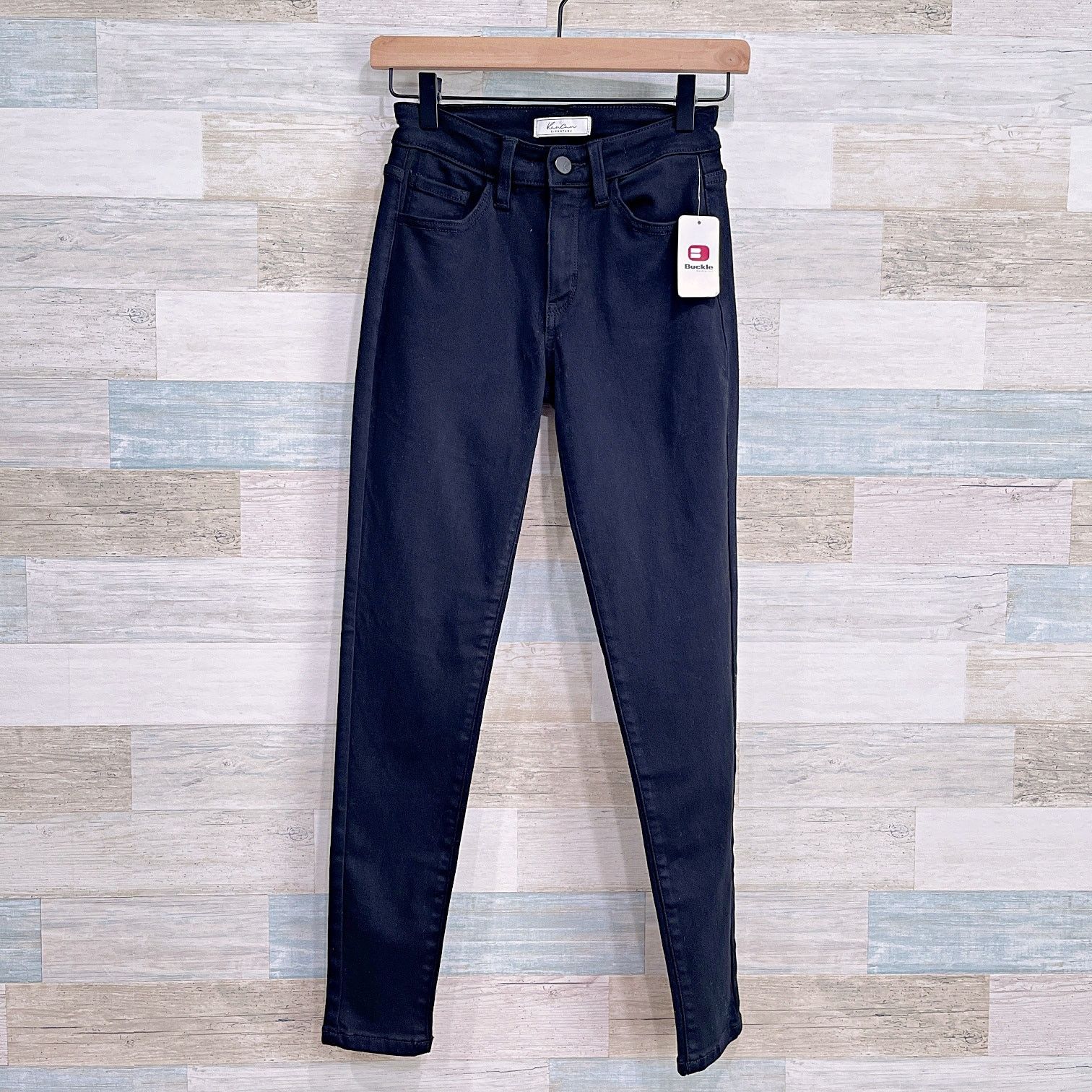 Other Kancan Cindy Mid Rise Skinny Ankle Jeans Black Womens 25 Size 25" / US 0 / IT 36 - 1 Thumbnail