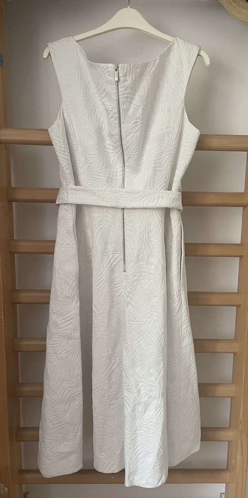 Karen Millen White taffeta dress, size 16( UK), Karen Millen, the new Size M / US 6-8 / IT 42-44 - 7 Thumbnail