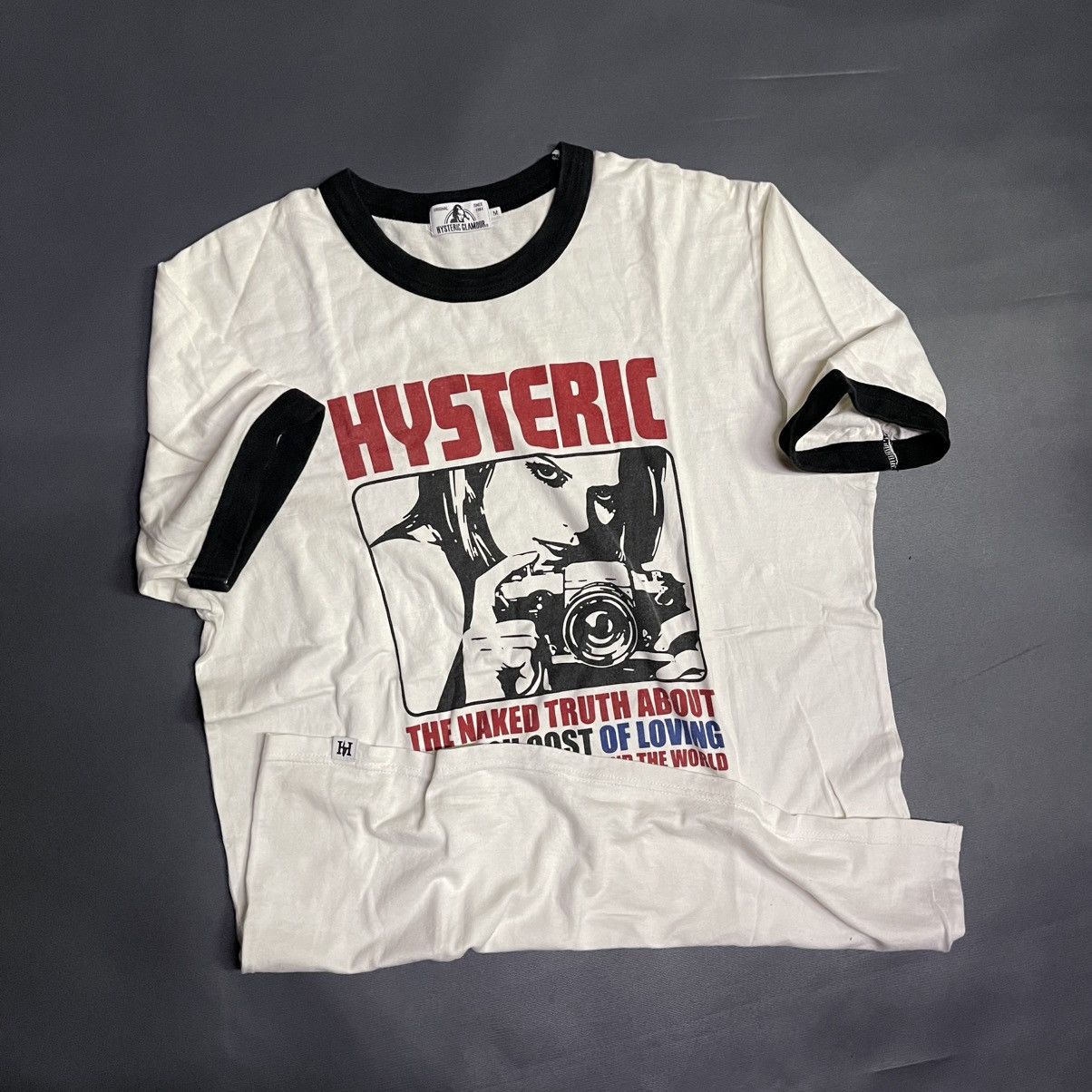 Hysteric Glamour × Japanese Brand RARE Hysteric Glamour Naked Truth / Graphic T Shirt Size US L / EU 52-54 / 3 - 3 Thumbnail