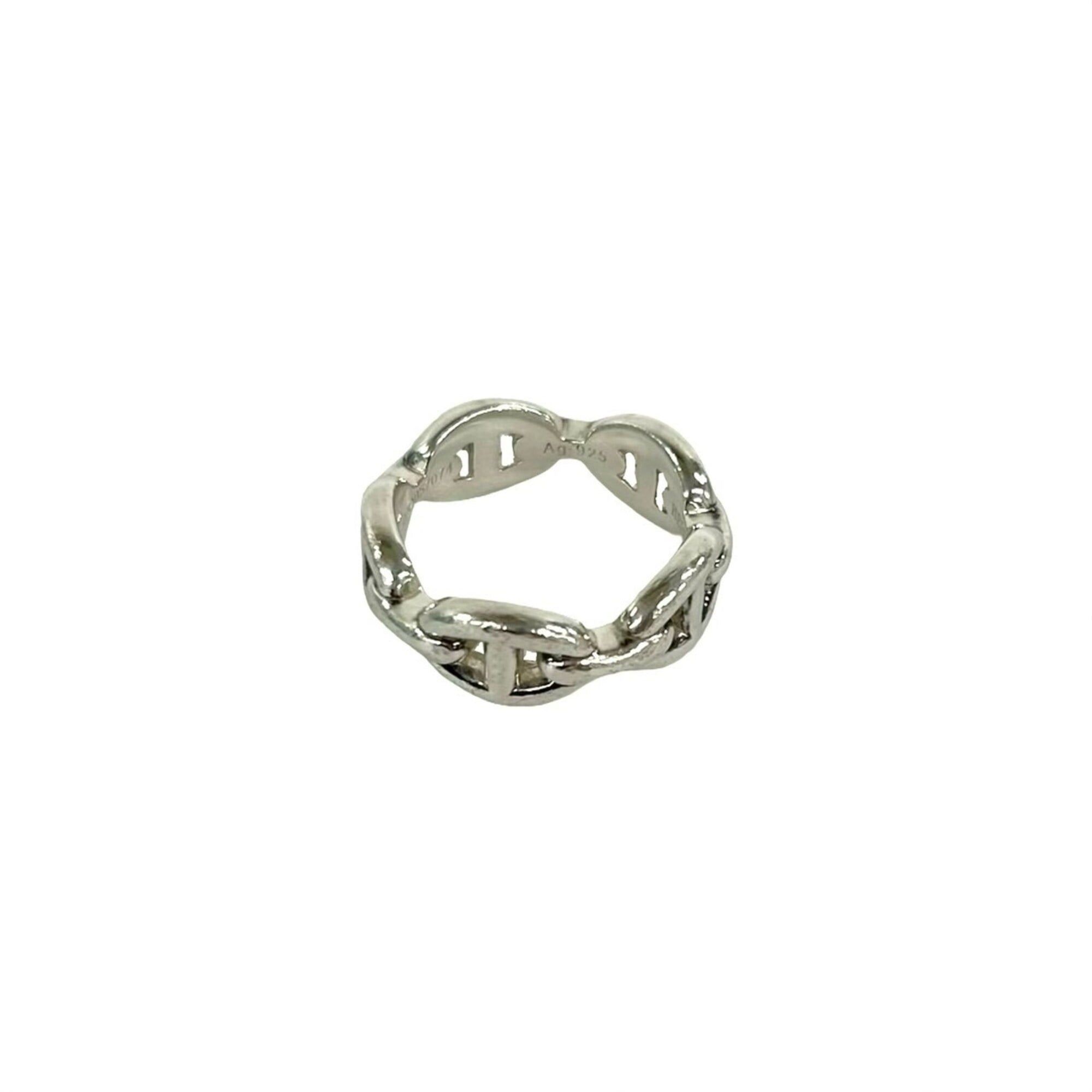 Hermes Hermes Enchainée Sterling Silver 925 Ring Finger Accessory 16459 Size ONE SIZE - 1 Thumbnail