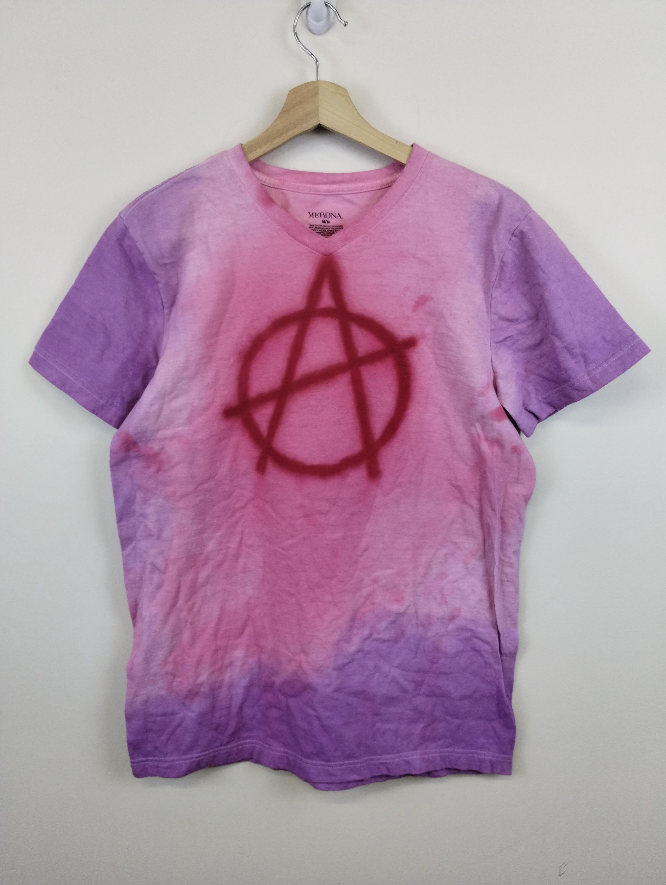 Merona × Vintage Vintage Merona Anarchy Tie Dye Tee Size US M / EU 48-50 / 2 - 1 Thumbnail