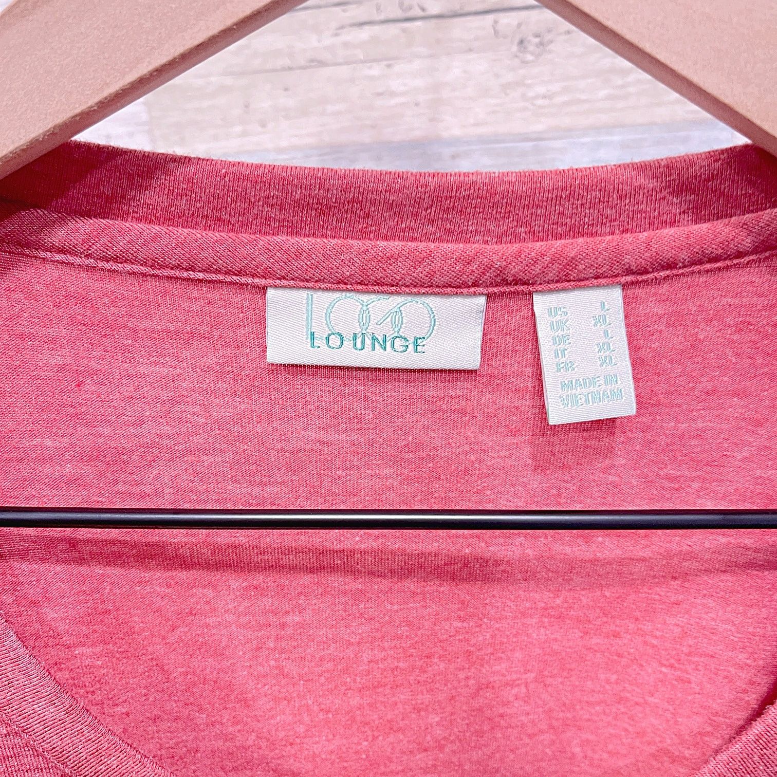 Other LOGO LOUNGE Chiffon Trim Jersey Tunic Top Pink Womens Large Size L / US 10 / IT 46 - 6 Thumbnail