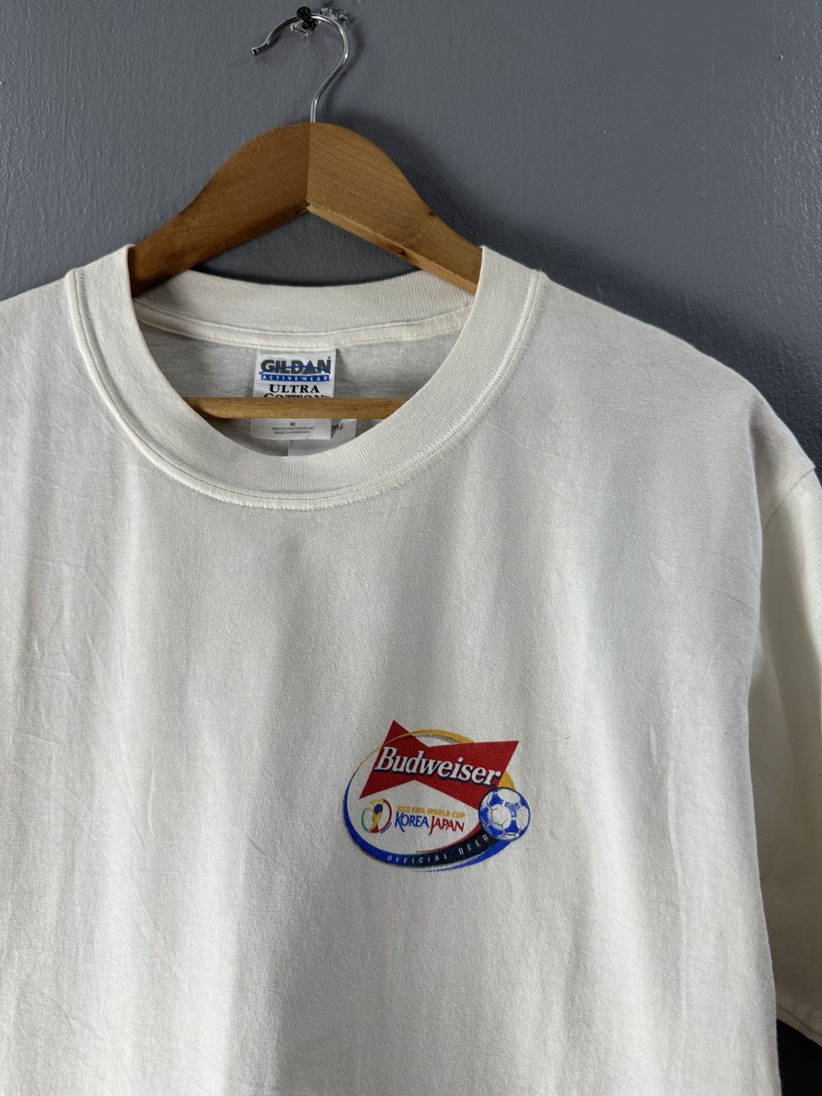 Gildan FIFA WORLD CUP BUDWEISER 2002 Size US M / EU 48-50 / 2 - 2 Thumbnail