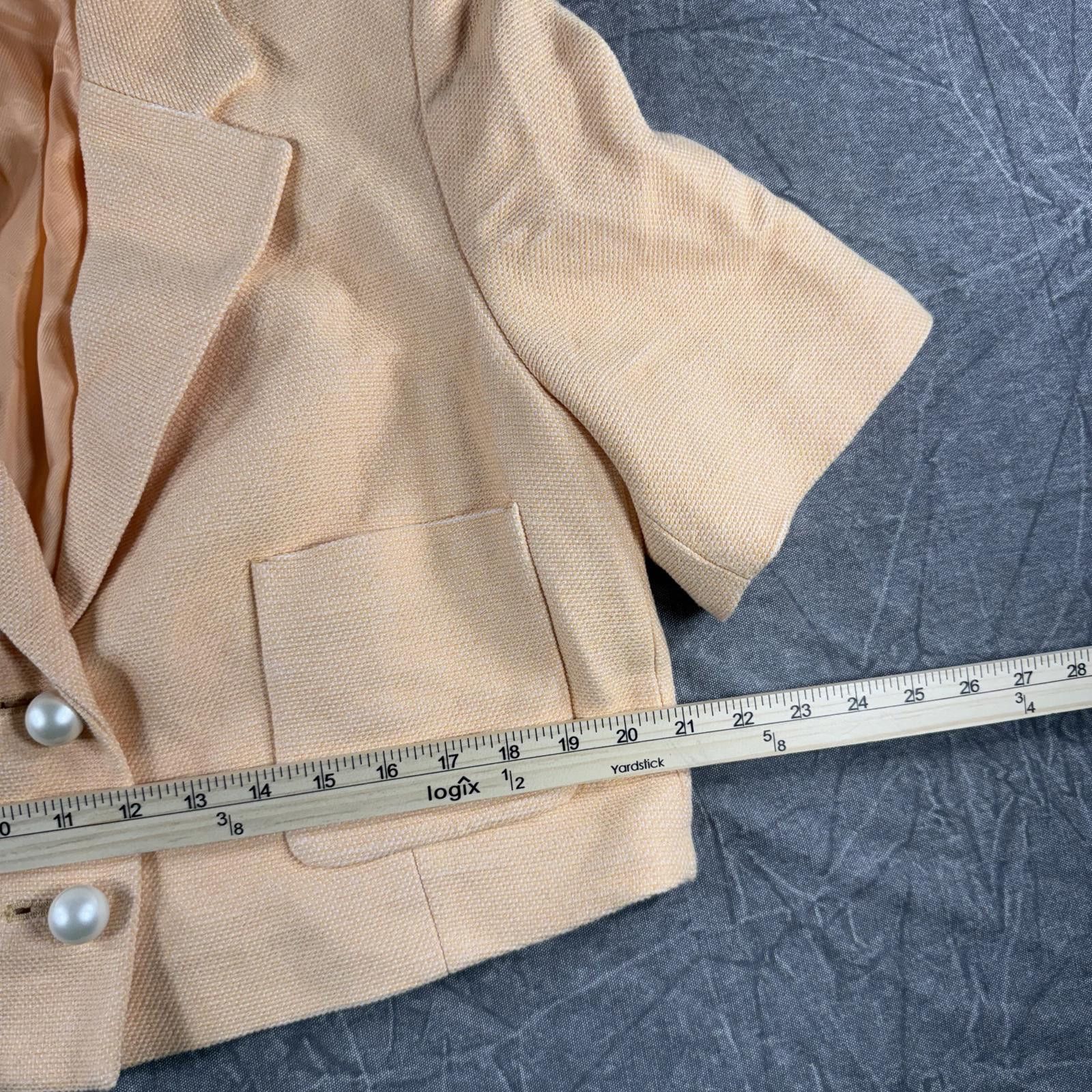 Other Mango Blazer Women's XXL Peach NEW Cotton Suit Size XXL / US 16-18 / IT 52-54 - 9 Thumbnail