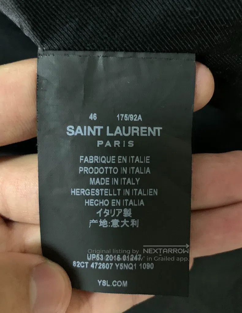 Saint Laurent Paris Saint Laurent Paris Black Lamb Leather Leopard Print Jacke Size US S / EU 44-46 / 1 - 4 Thumbnail
