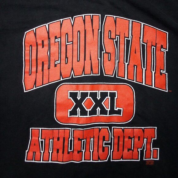 NCAA × Vintage Vintage Oregon State Beavers XXL Athl. Department T-Shirt Size US XL / EU 56 / 4 - 1 Thumbnail