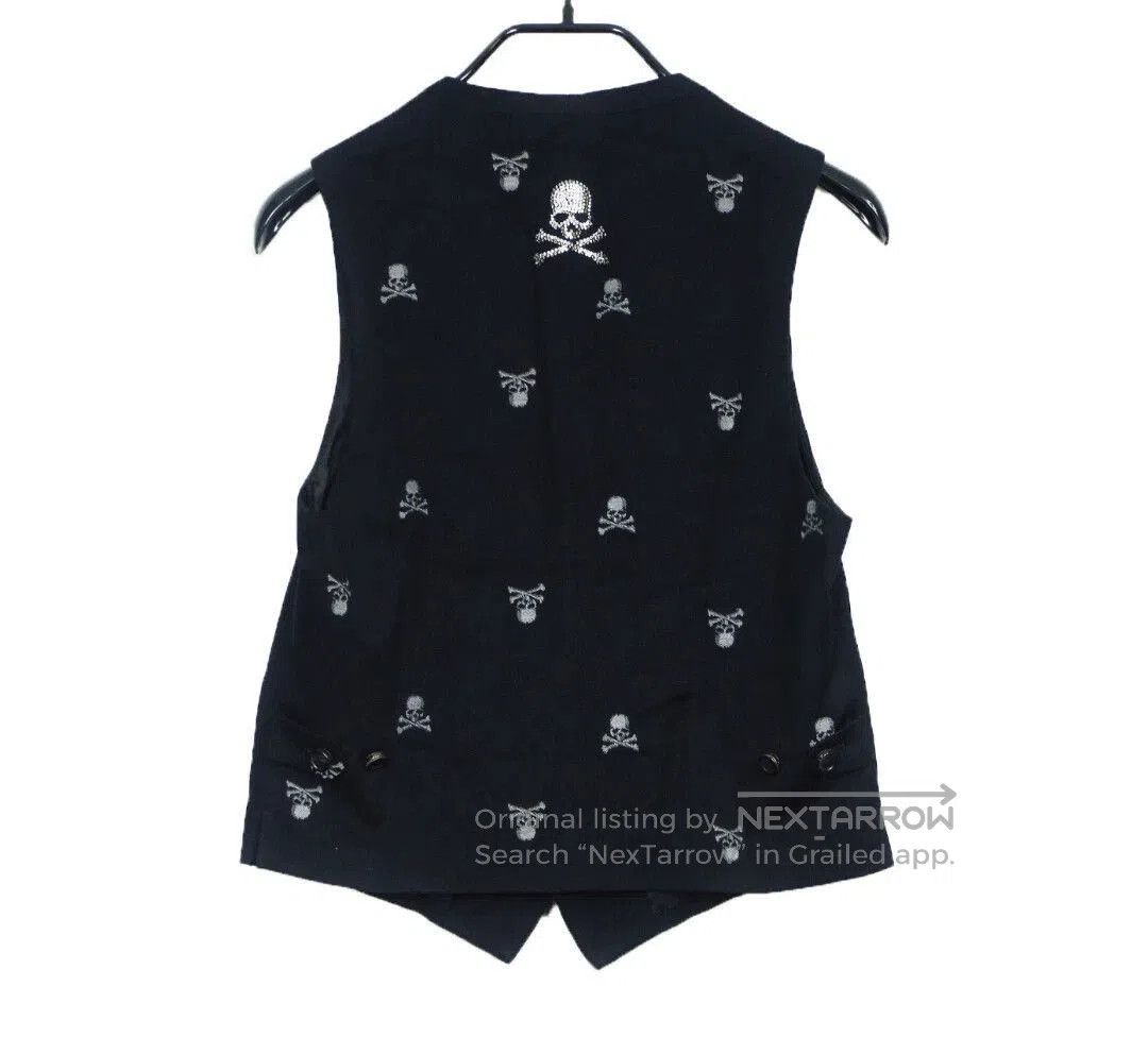 Mastermind Japan Black Skull Pattern Sleeveless Top XS. Size US XS / EU 42 / 0 - 1 Thumbnail