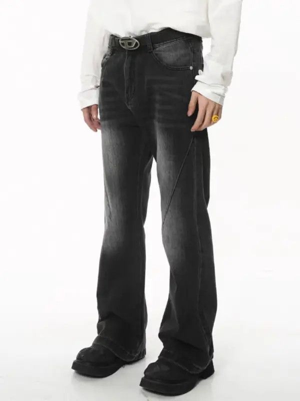 VIBE Vintage vibe style washed and whitened micro denim jeans Size US 30 / EU 46 - 3 Thumbnail
