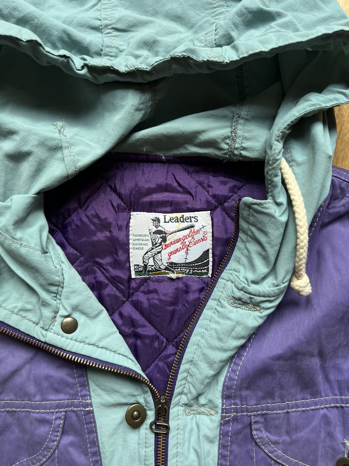 Other Vintage baseball jacket Leaders made in Italy 80s Size US L / EU 52-54 / 3 - 3 Thumbnail