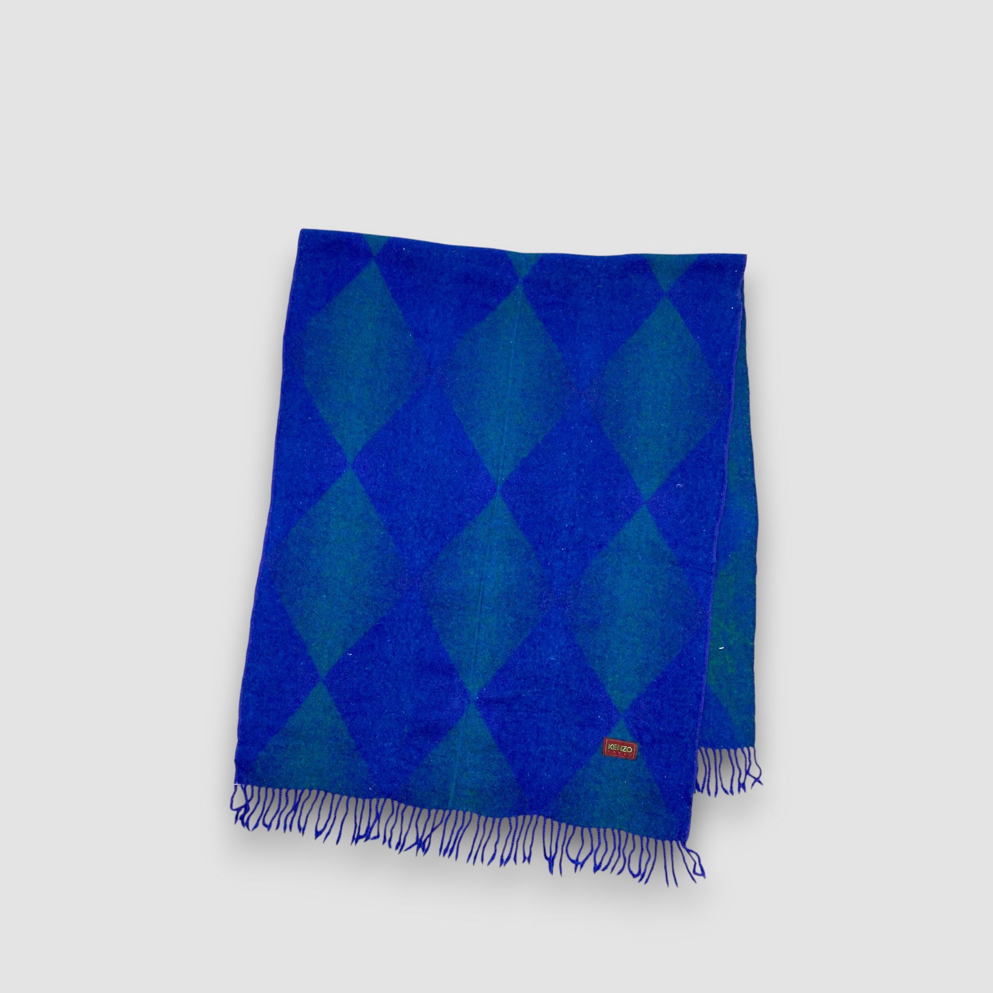 Kenzo Vintage Kenzo Scarf Muffler Wool Fringe Scarves - FP80395 Size ONE SIZE - 2 Thumbnail