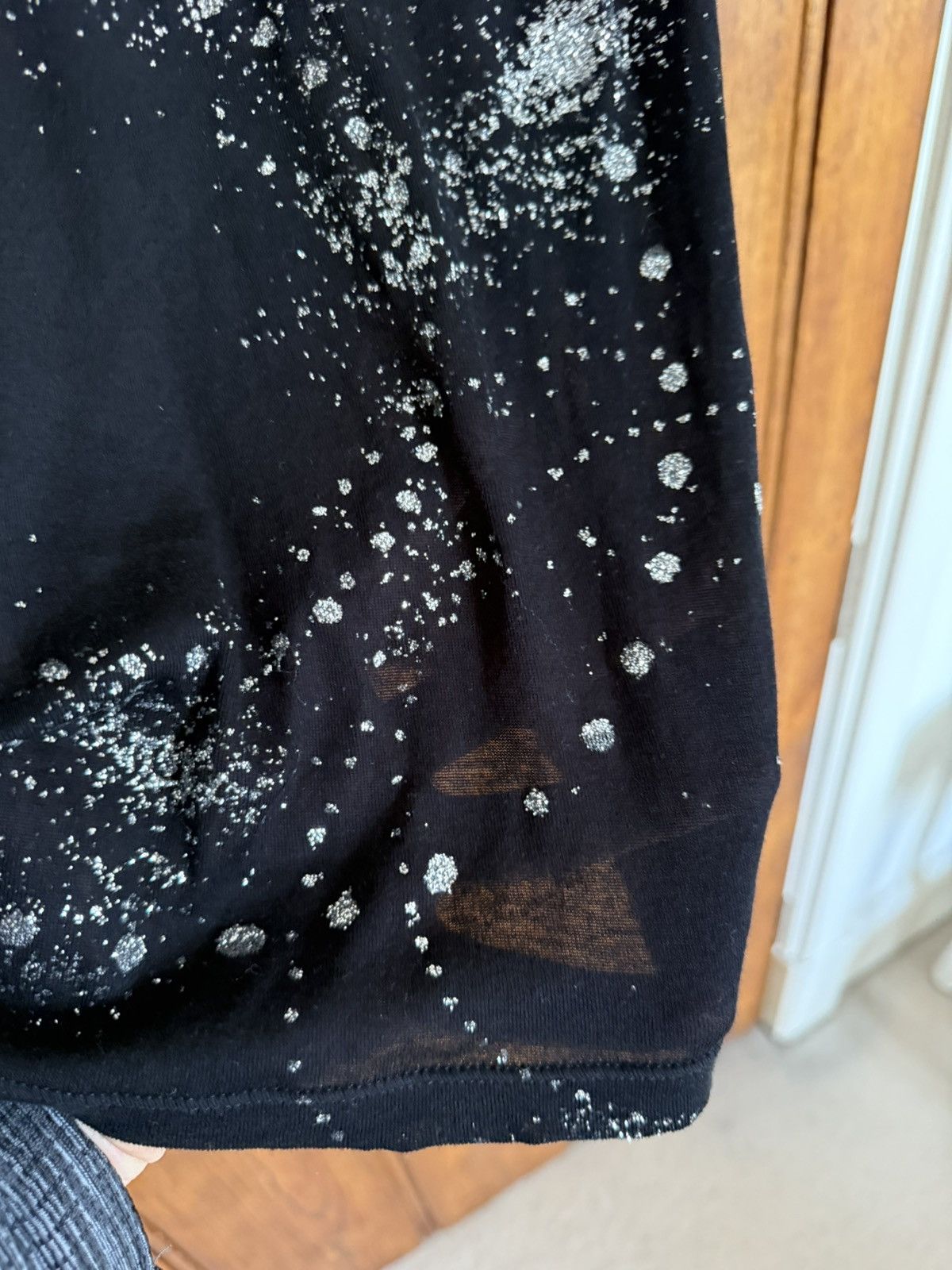 Saint Laurent Paris SS20 Saint Laurent black silver glitter vest tank top L BNWT Size US L / EU 52-54 / 3 - 9 Thumbnail