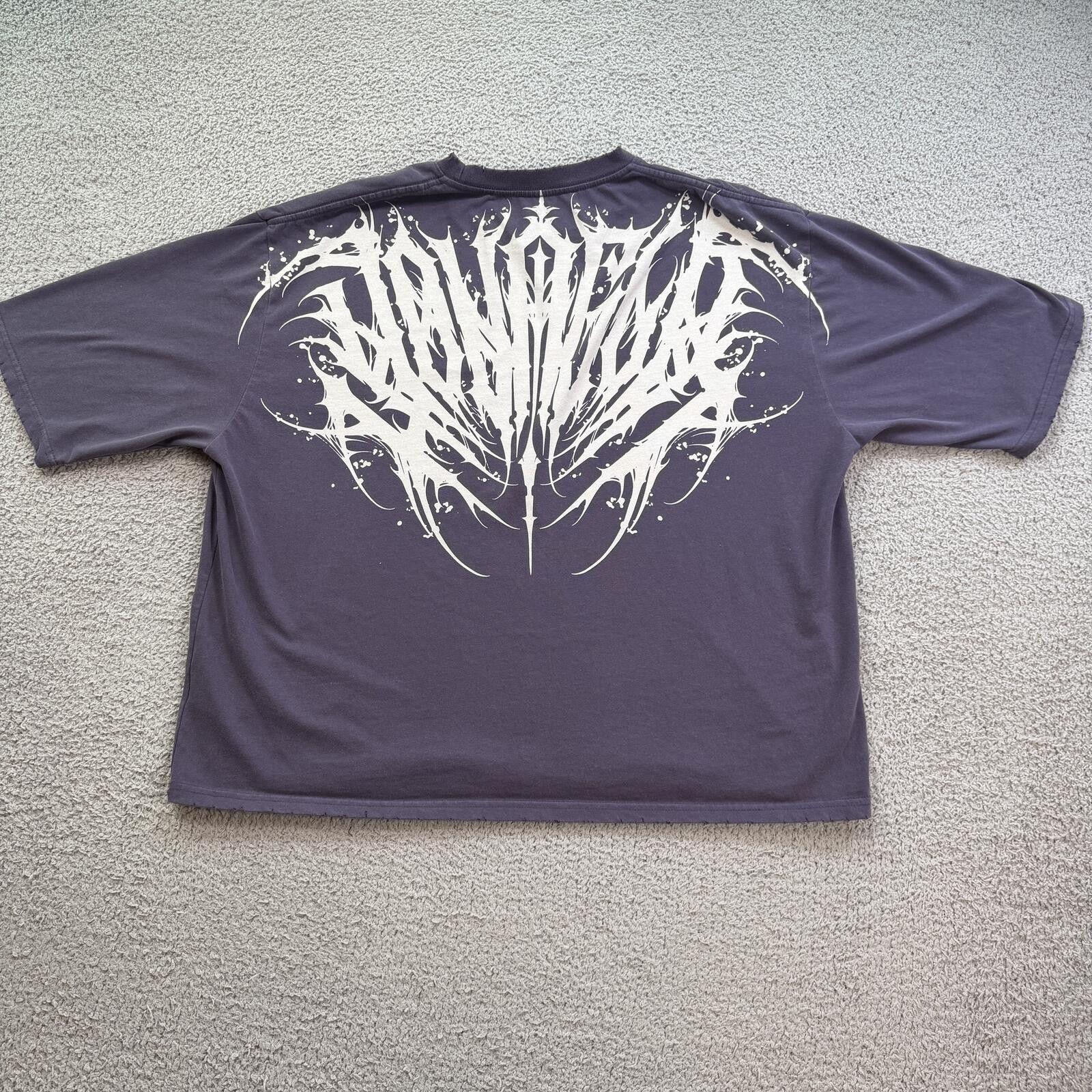 YoungLA YoungLA #4185 Chaos Tee T Shirt XL Purple Boxy Gym Pump Cove Size US XL / EU 56 / 4 - 2 Thumbnail