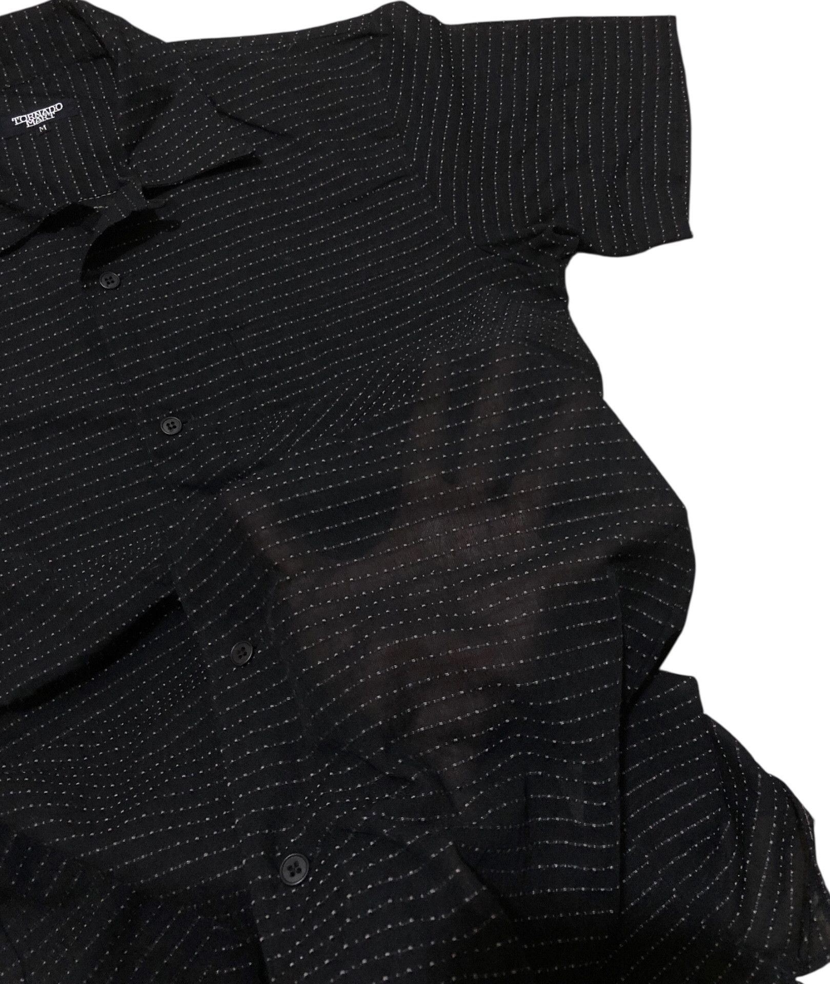 Tornado Mart 🔥Y2K TORNADO MART Super Thin Button Up Shirt Size US M / EU 48-50 / 2 - 9 Thumbnail