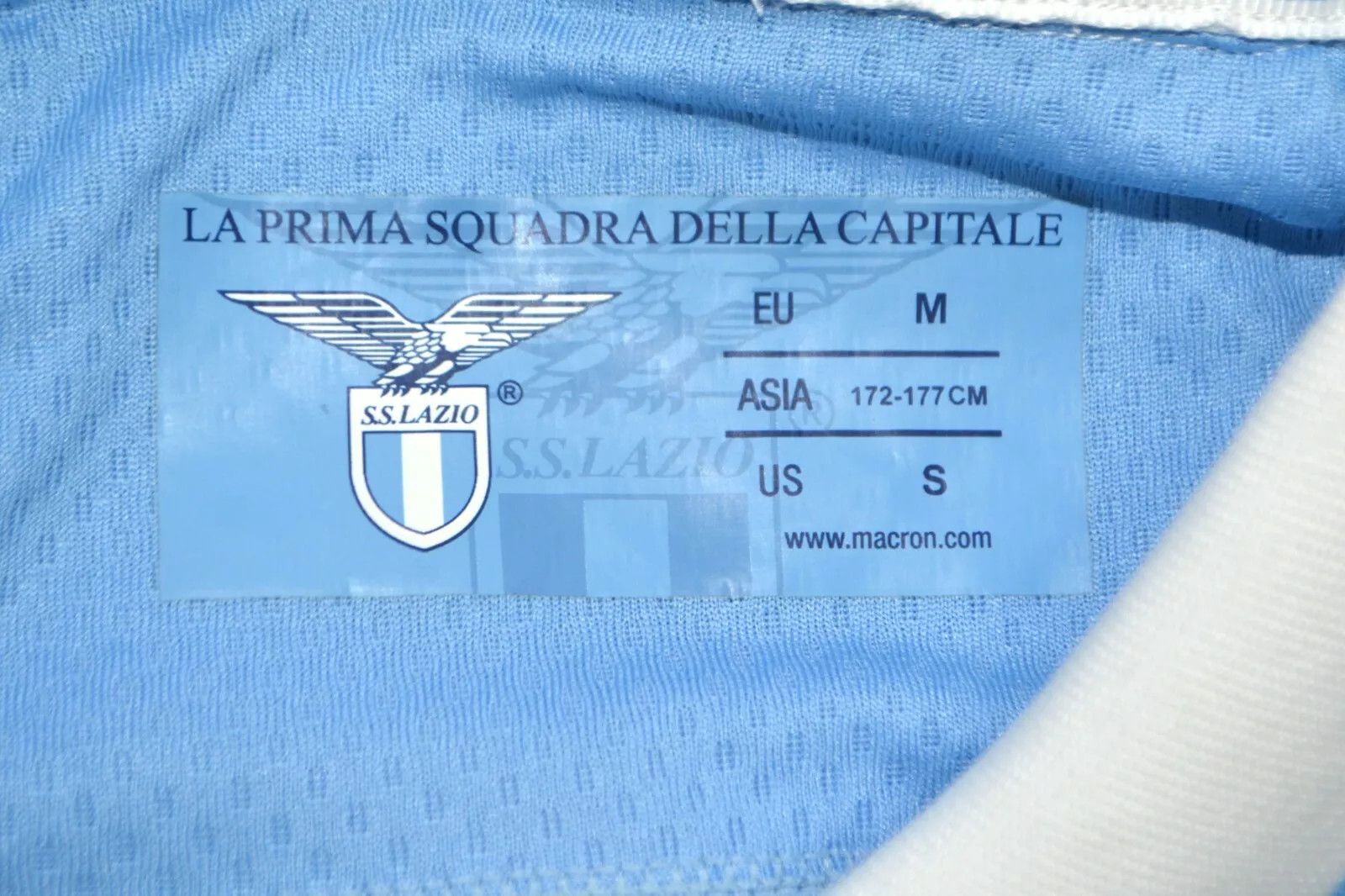 Macron LAZIO MATCH ISSUE 2012/2013 SHIRT MACRON #14 KEITA M Size US M / EU 48-50 / 2 - 4 Thumbnail