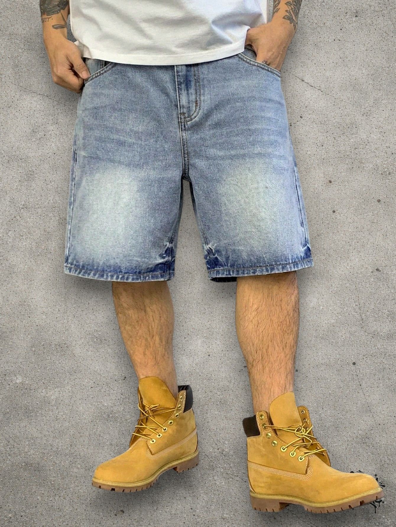 Vintage Washed jeans shorts Size US 32 / EU 48 - 4 Thumbnail