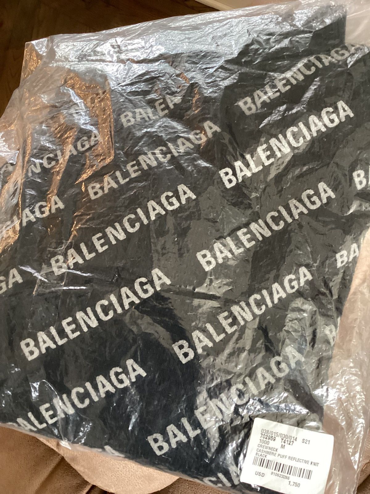 Balenciaga Balenciaga Cashmere Sweater Men's Black Size US M / EU 48-50 / 2 - 5 Thumbnail