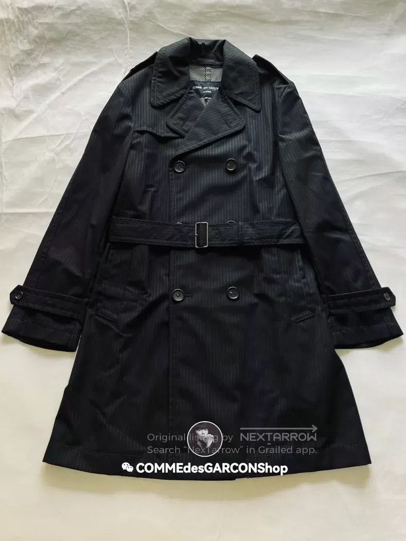 Comme des Garcons Comme Des Garcons Lined double-breasted windbreaker with b Size US M / EU 48-50 / 2 - 1 Thumbnail