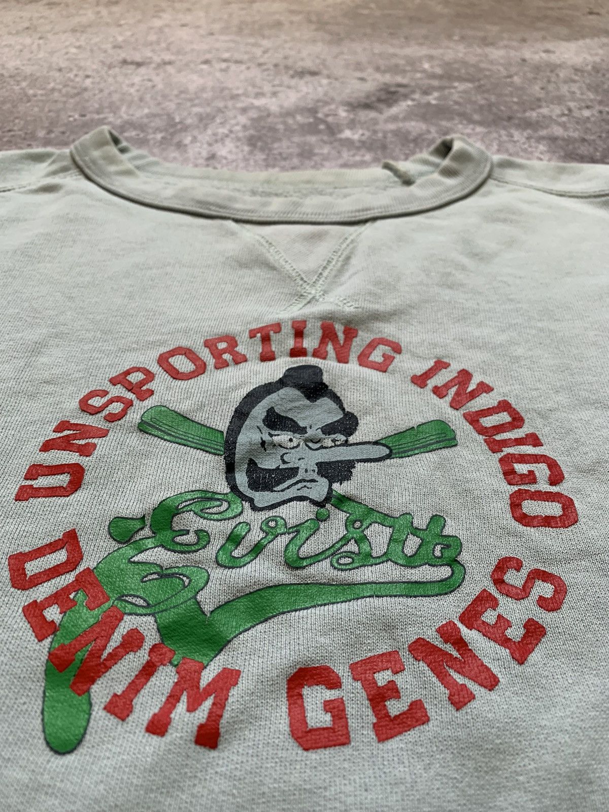 Evisu × Japanese Brand × Vintage Evisu Vintage Rare Sweatshirt Two-sided Size US XL / EU 56 / 4 - 2 Thumbnail