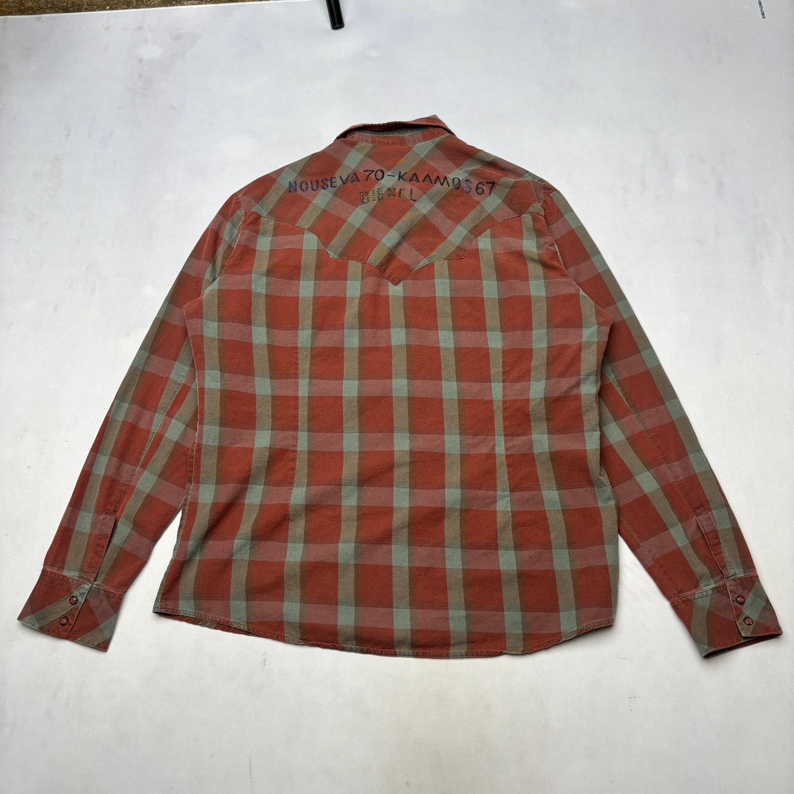 Diesel Vintage Diesel Pearl Snap Men's 2XL Nouseva 70 Kaamos 67 Size US XXL / EU 58 / 5 - 3 Thumbnail