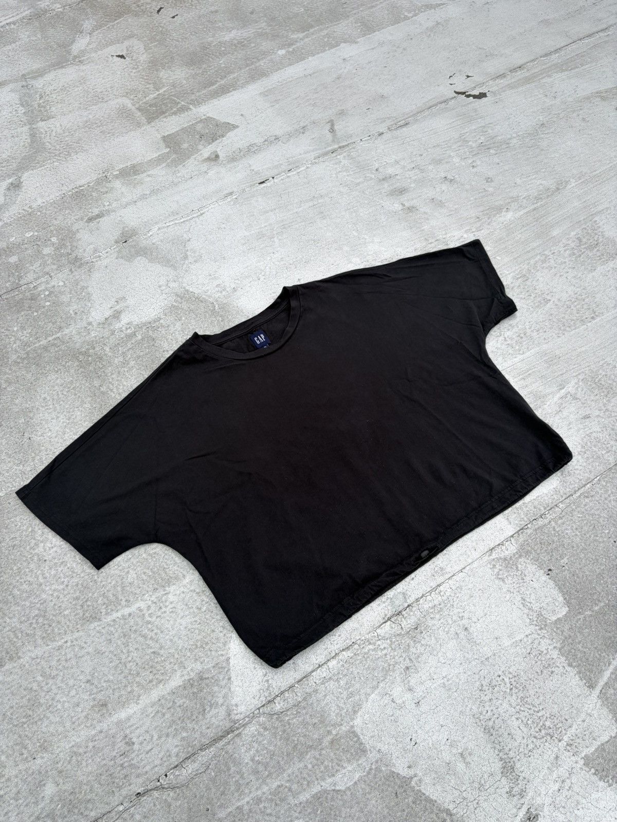 Gap Gap cropped cinch seamless T shirt black XL Size US XL / EU 56 / 4 - 2 Thumbnail