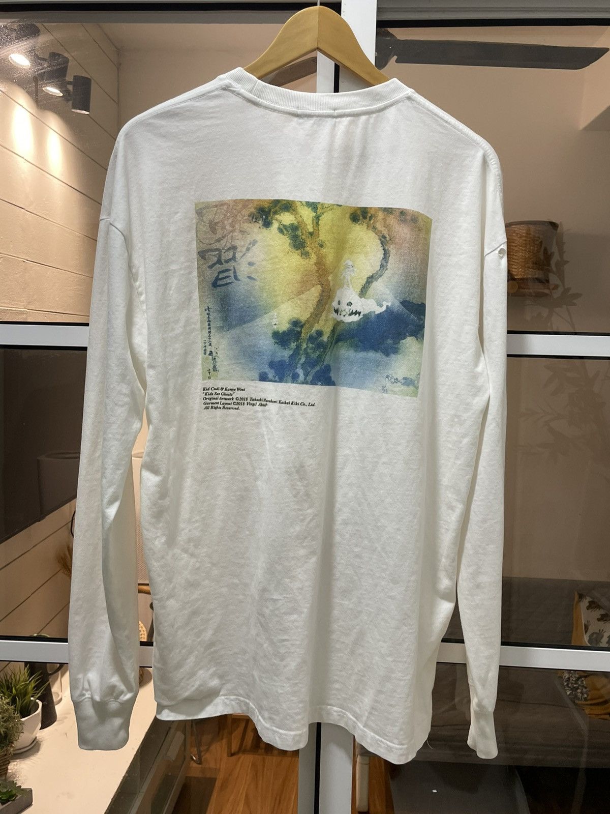Kid Cudi × Virgil Abloh Kid See Ghost Kid Cudi Kanye Seven Sings Recorded Album©2018 Size US L / EU 52-54 / 3 - 13 Thumbnail