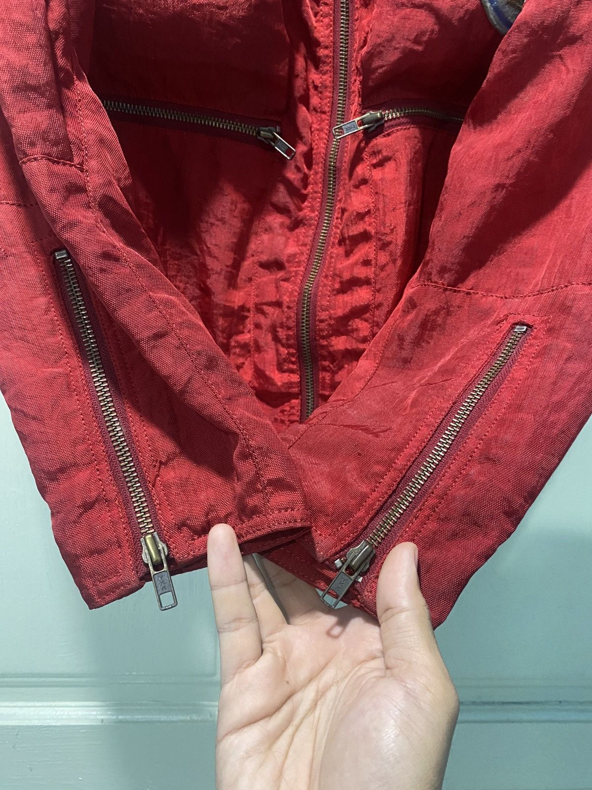 Japanese Brand Vintage 90s Zega Brooklands Motorcycles Riding Spirit Jacket Size US M / EU 48-50 / 2 - 7 Thumbnail