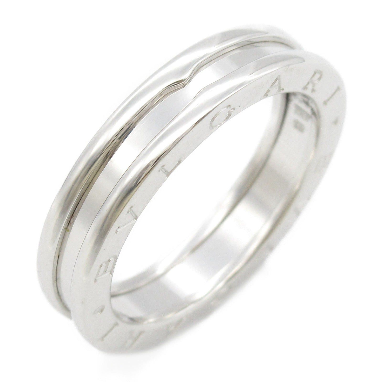 Bvlgari Bvlgari B Zero One Ring 1Belt K18Wg (White Gold) Silver Size ONE SIZE - 1 Thumbnail