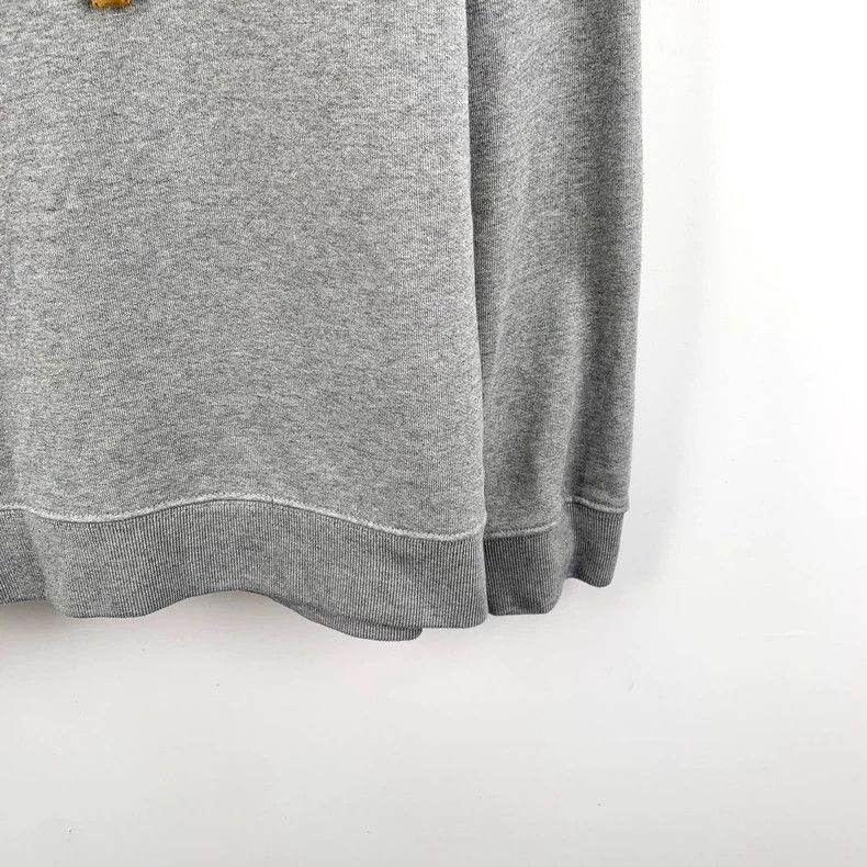Loewe LOEWE Grey label logo hooded drawstring long sleeve hoodie Size S / US 4 / IT 40 - 4 Thumbnail