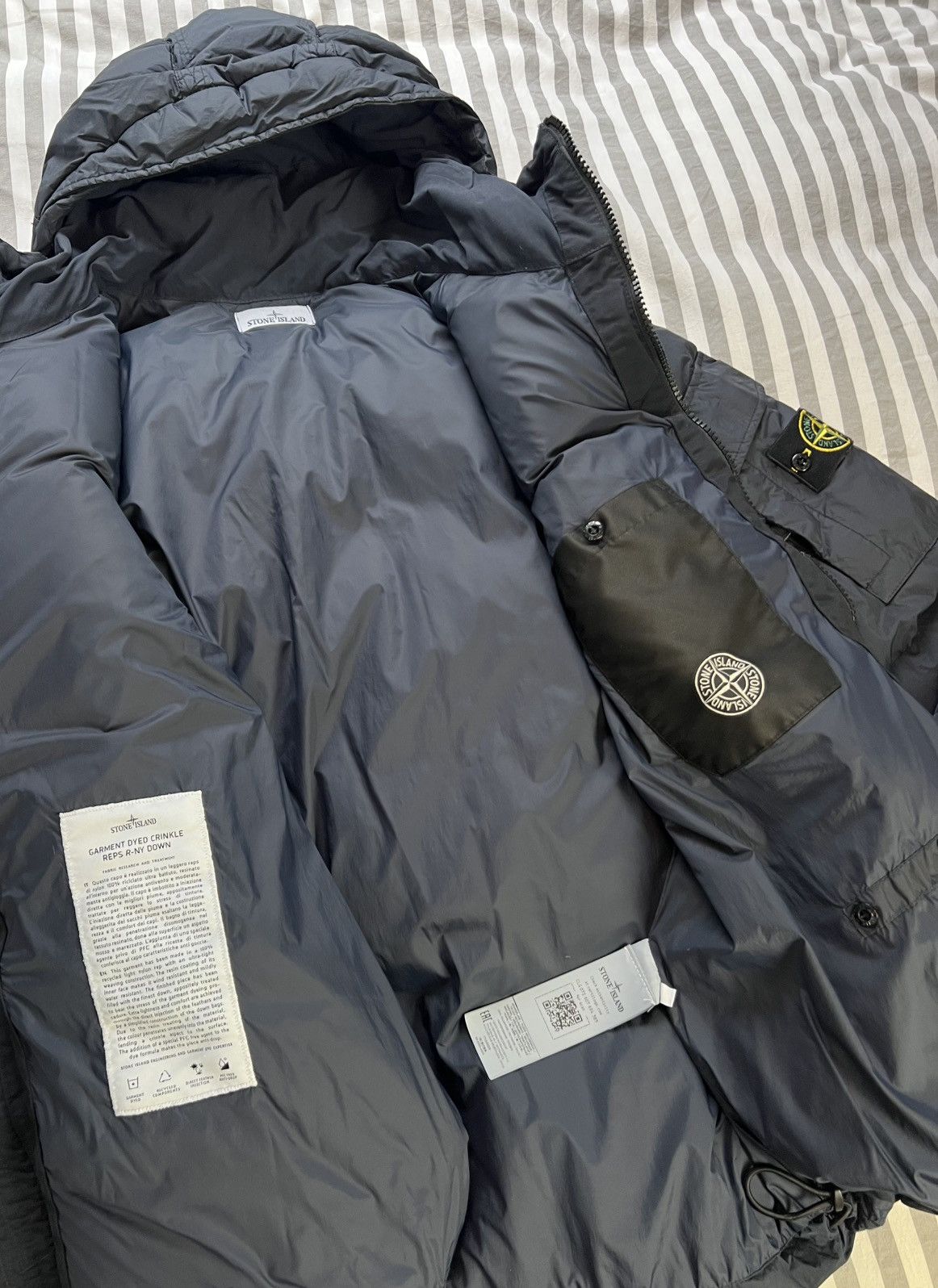 Stone Island Stone Island | Garment Dyed R-NY Down | Dark Navy | Size XXL Size US XXL / EU 58 / 5 - 15 Thumbnail