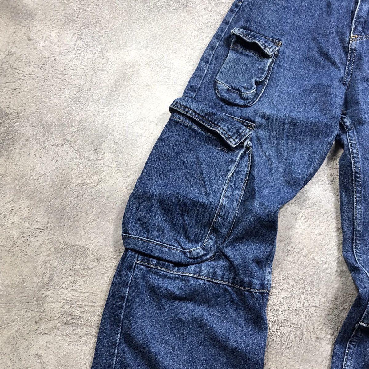 Vintage Vintage 90s Baggy Distressed Cargo Pants Grunge Japan 26 Size 26" / US 2 / IT 38 - 3 Thumbnail